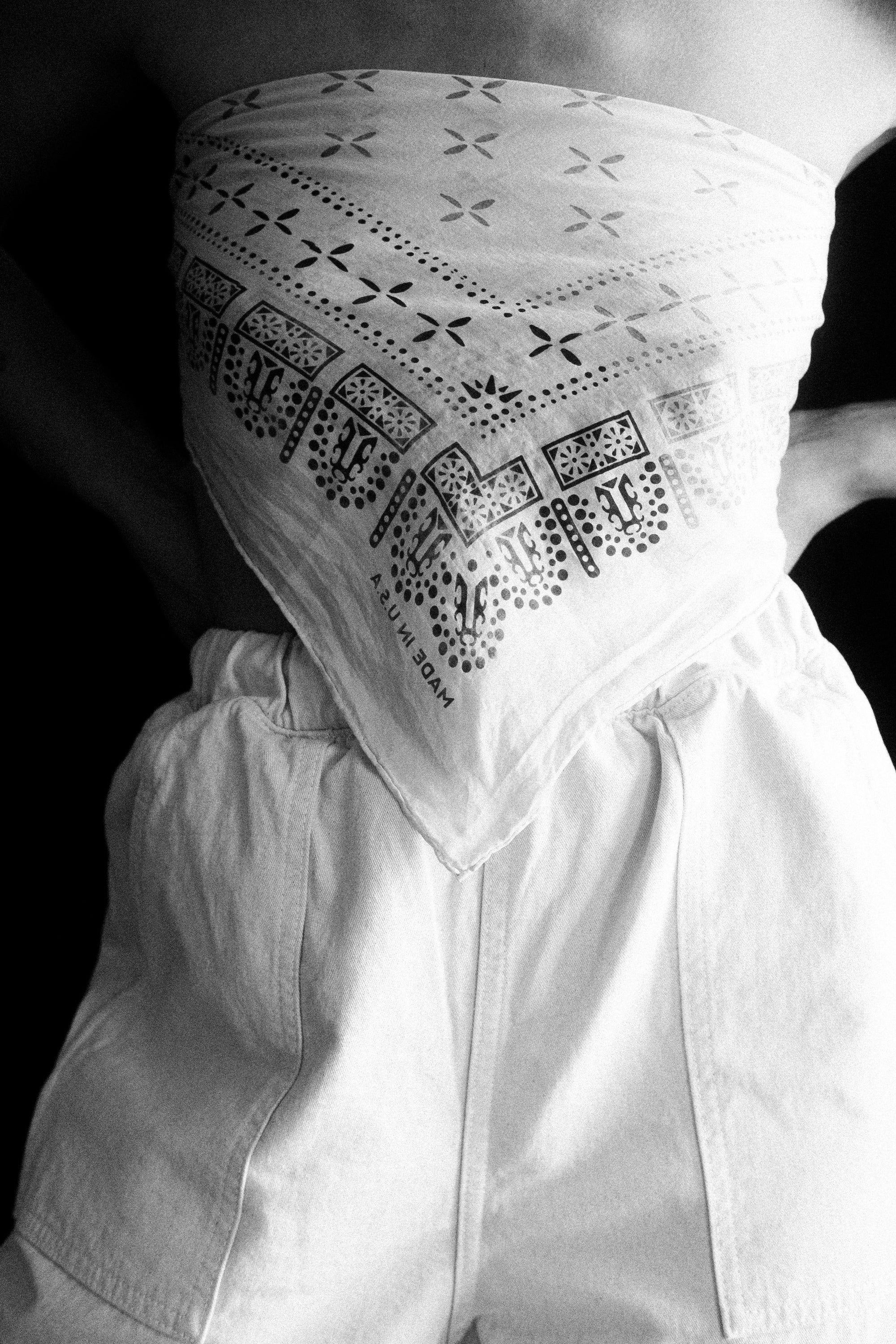 1930s Bandana, Regen Silk, Bare - Image 4