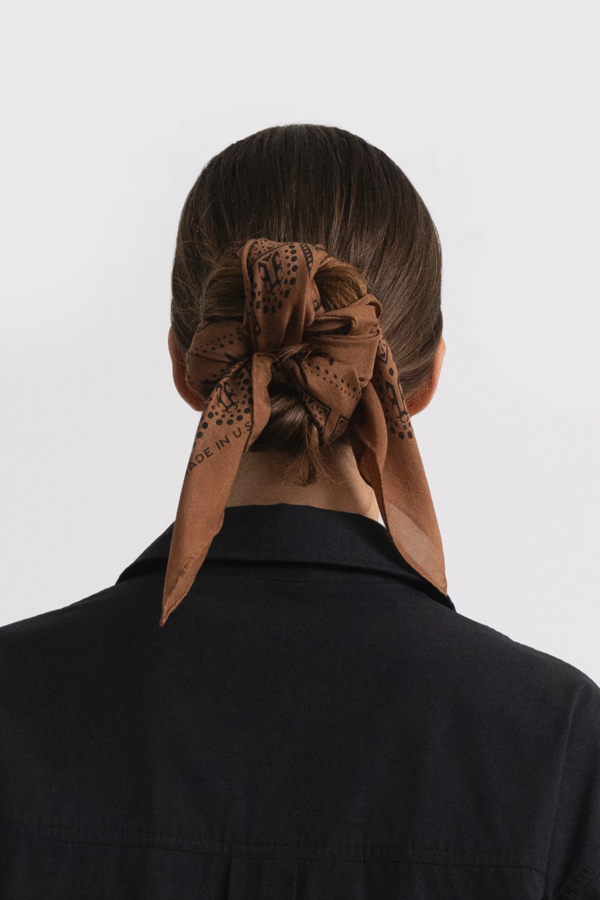 1930s Bandana, Regen Silk, Cedar - Image 3