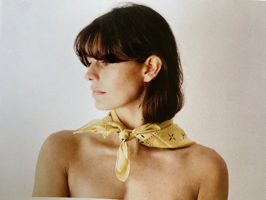 1930s Bandana, Regen Silk, Hay - Image 3
