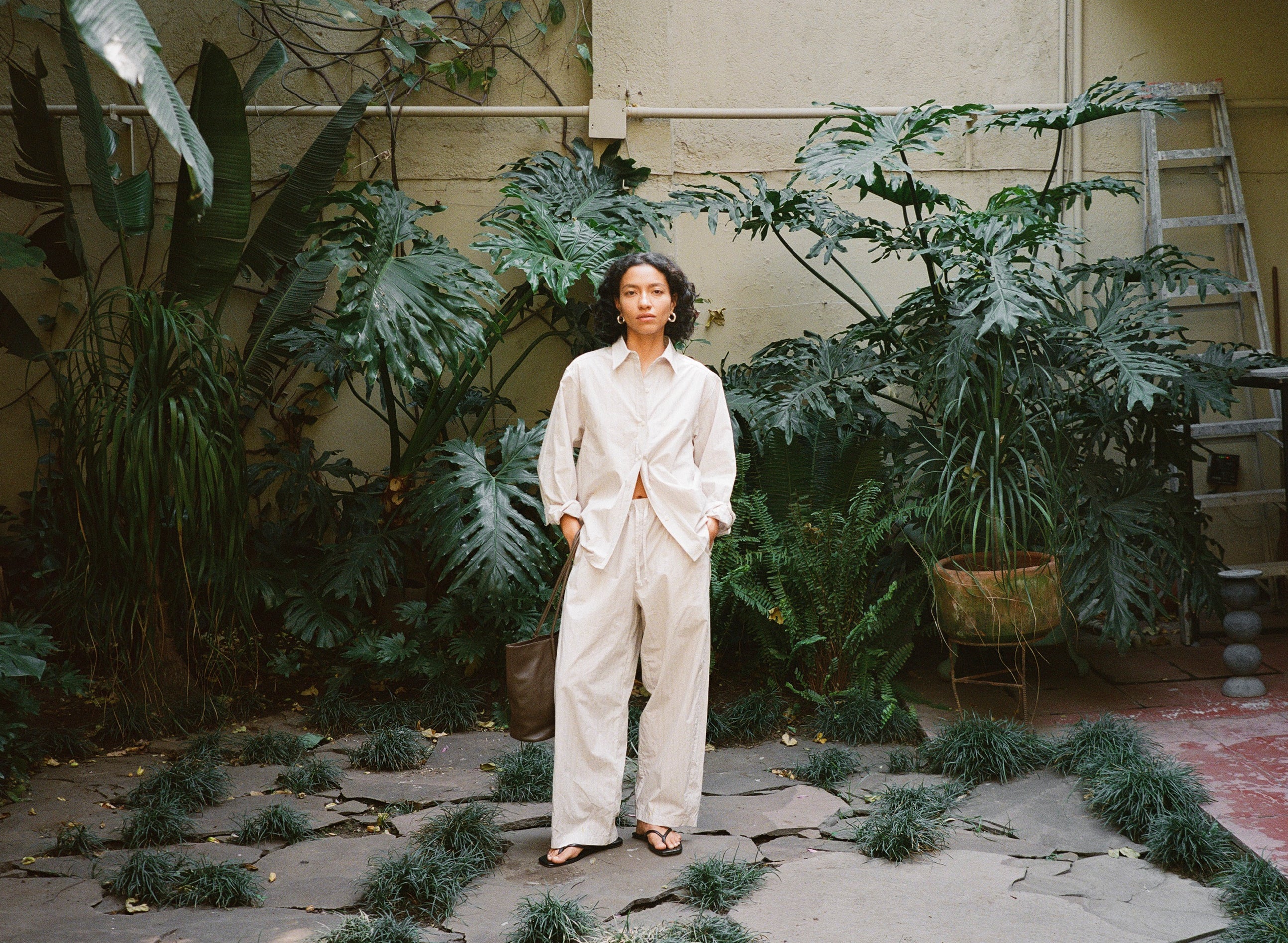 Marcie Shirt, Japanese Organic Cotton, Isla Stripe - Image 7