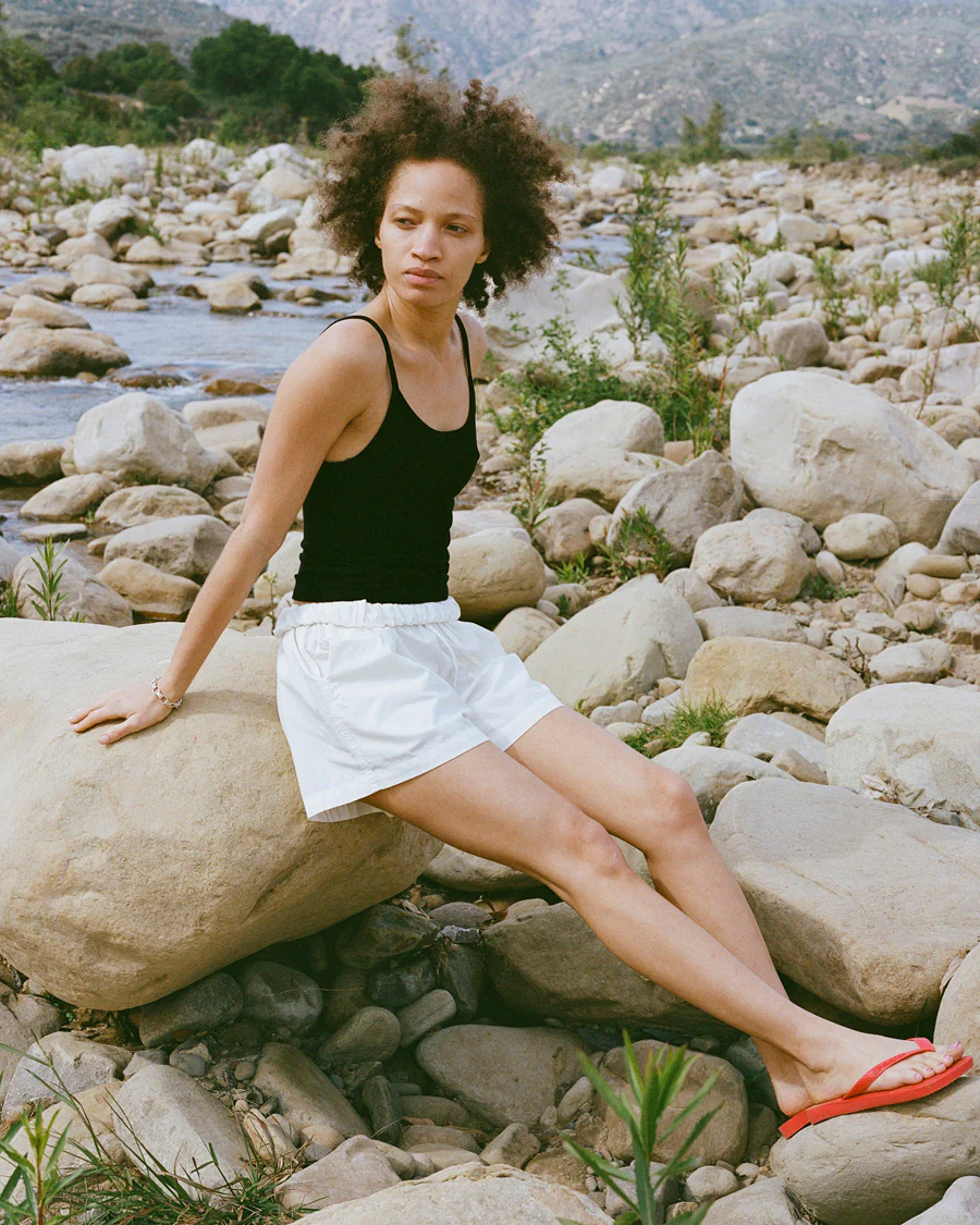 All Day Short, Organic Poplin, Natural - Image 6