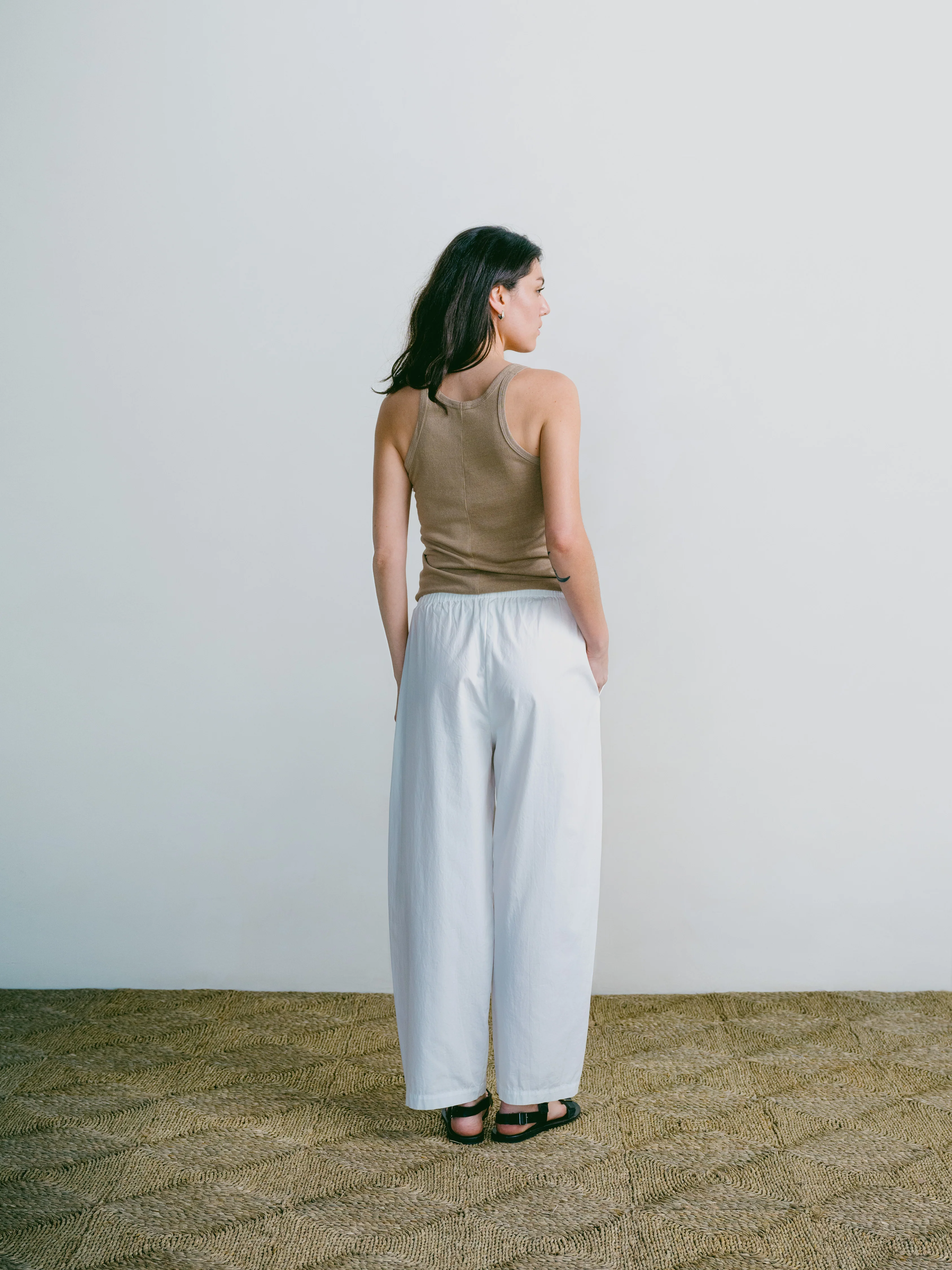 Boy Tank, Regen Silk Noil Jersey, Tea - Image 4