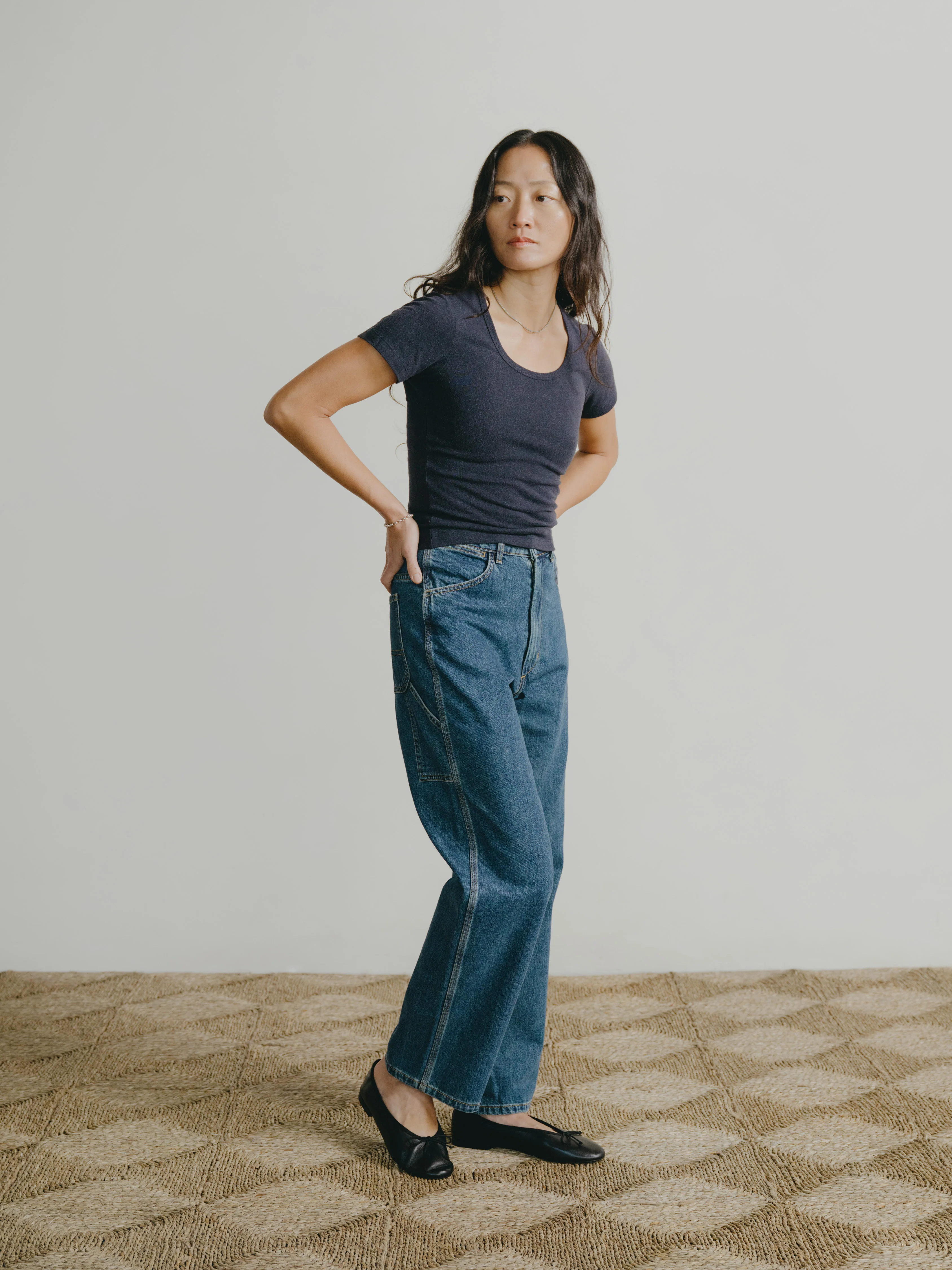 Carmen Jean, Tencel Denim, Vintage Dark - Image 3