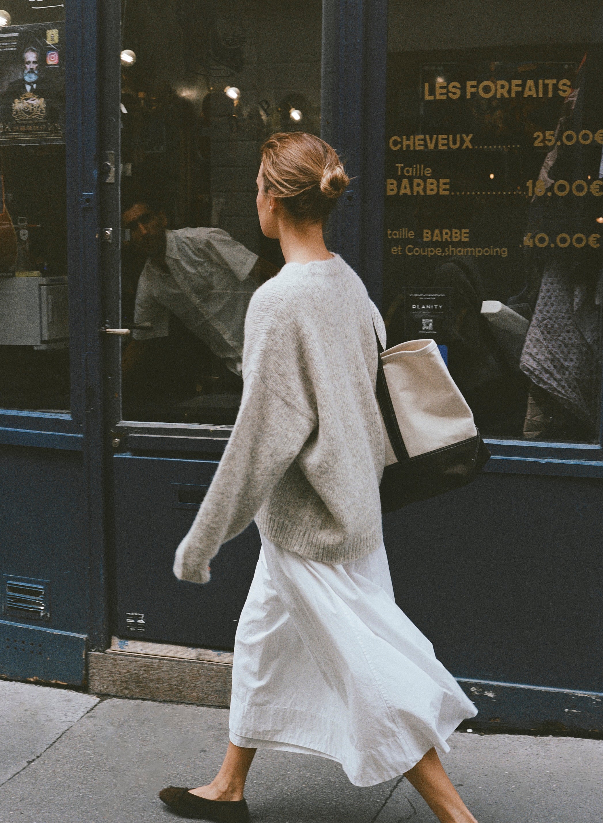 Chleo Crew, Alpaca Cotton, Fog - Image 8