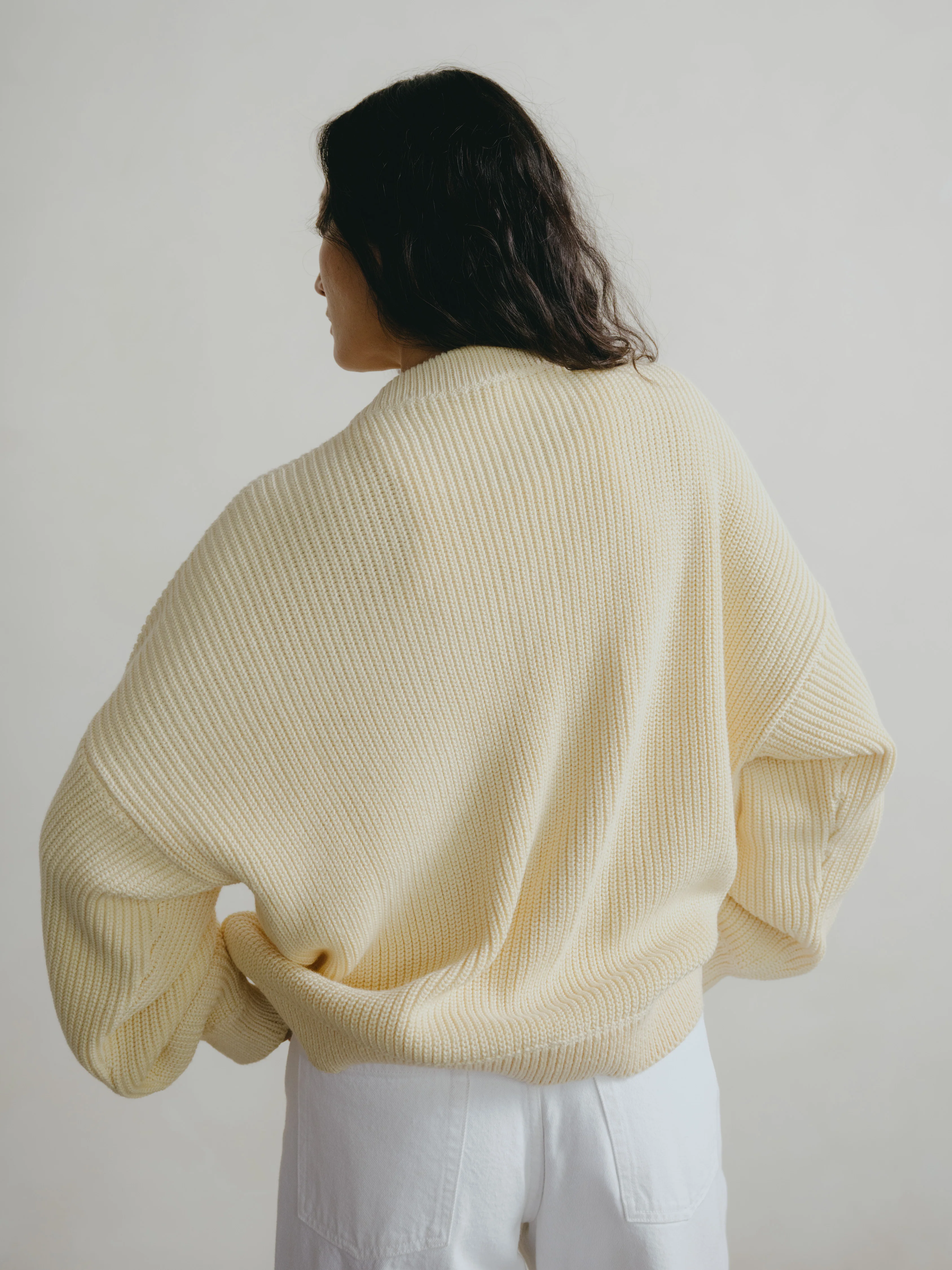 Chleo Crew, Organic Cotton, Butter - Image 4