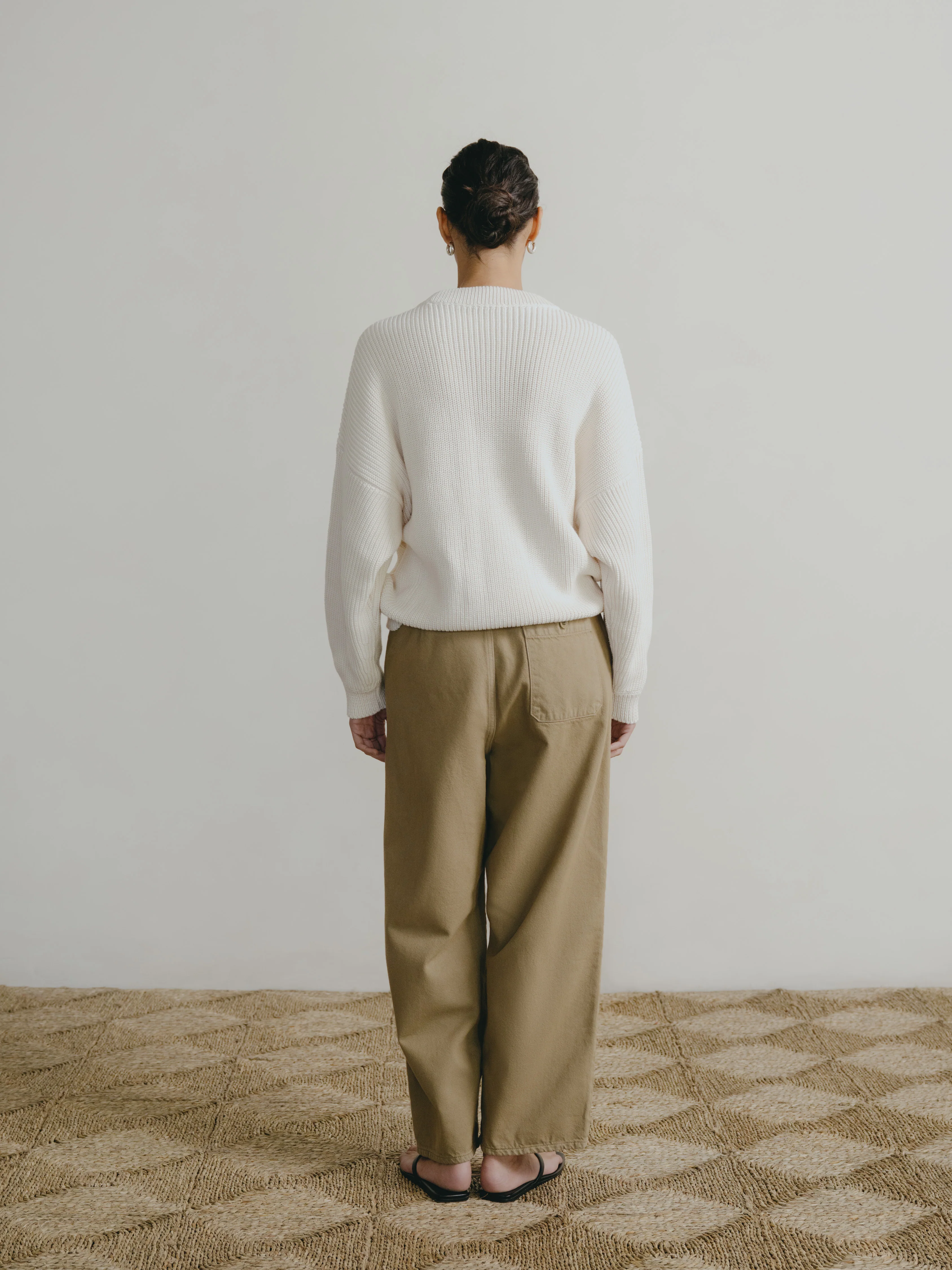 Chleo Crew, Organic Cotton, Ecru - Image 4