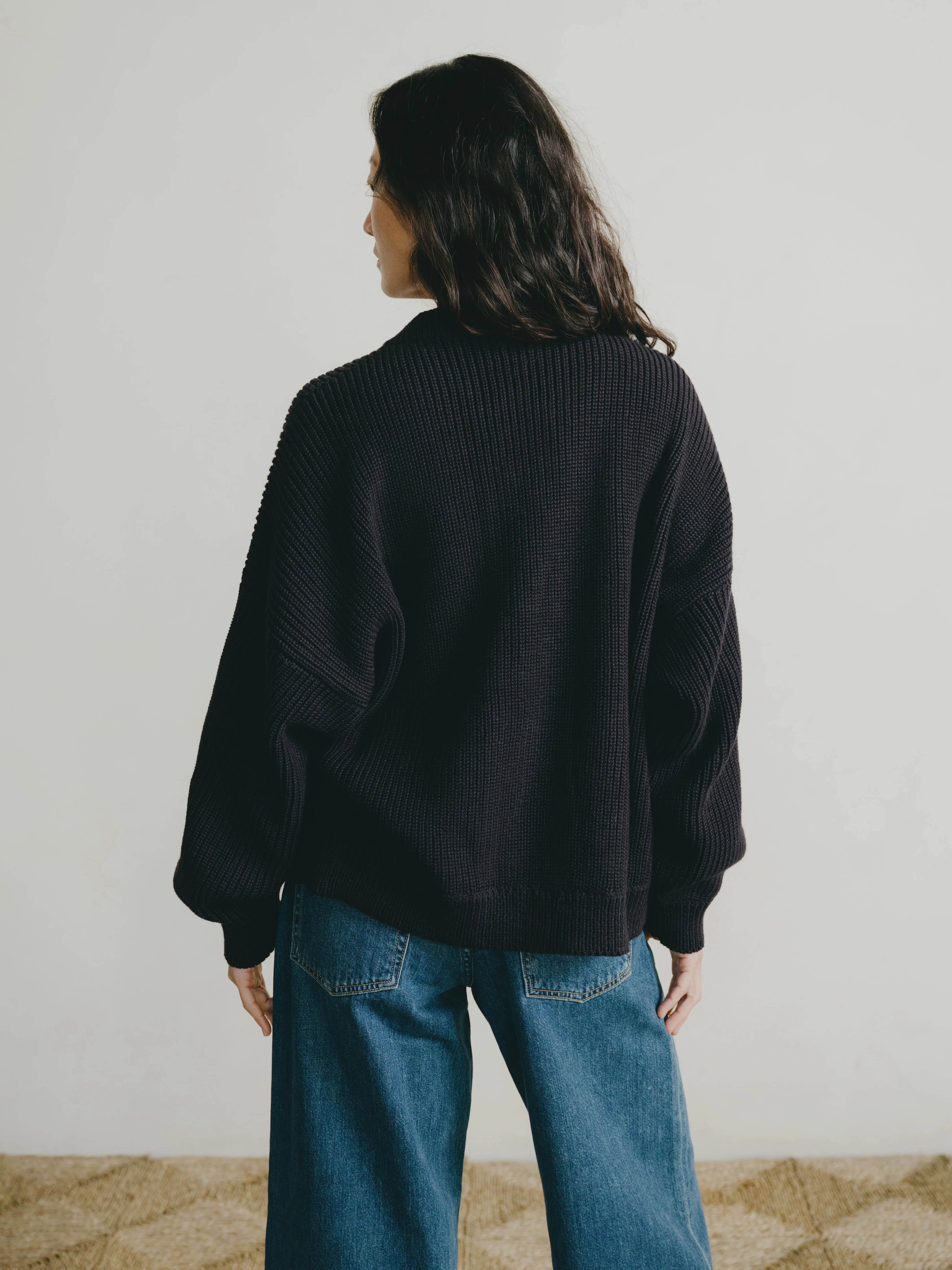 Chleo Crew, Organic Cotton, Navy - Image 4