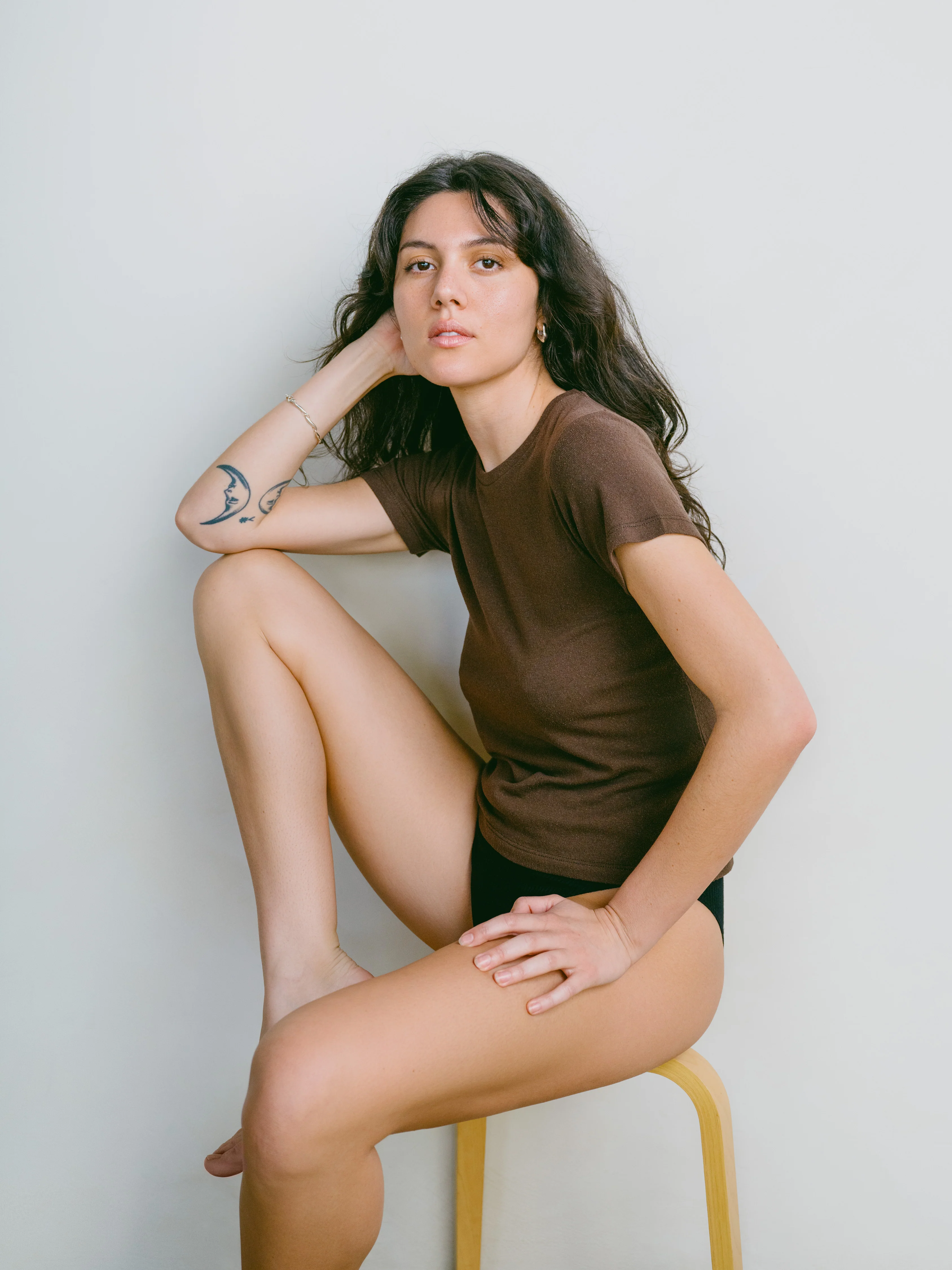Classic Tee, Regen Silk Noil Jersey, Manzanita - Image 3