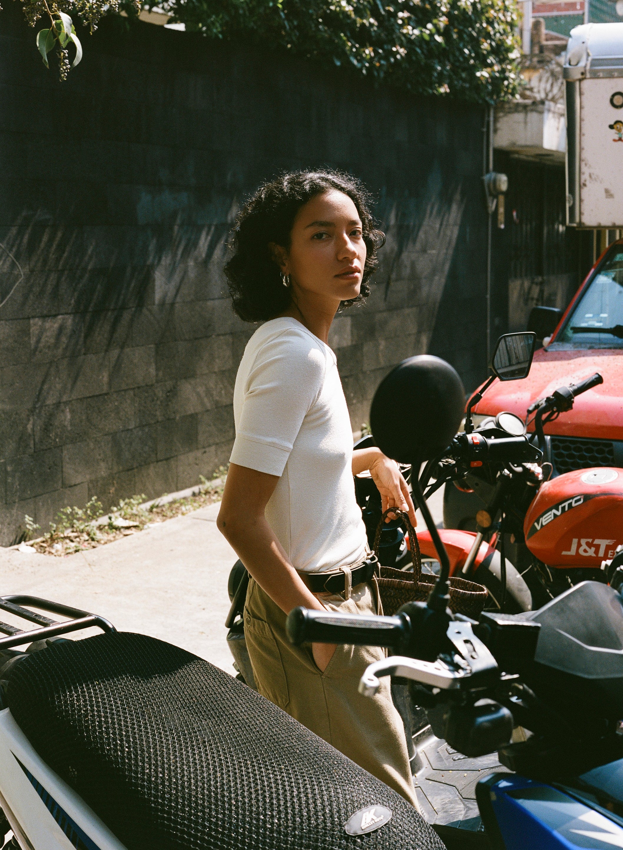 Field Pant, Tencel Bull Denim, Khaki - Image 7