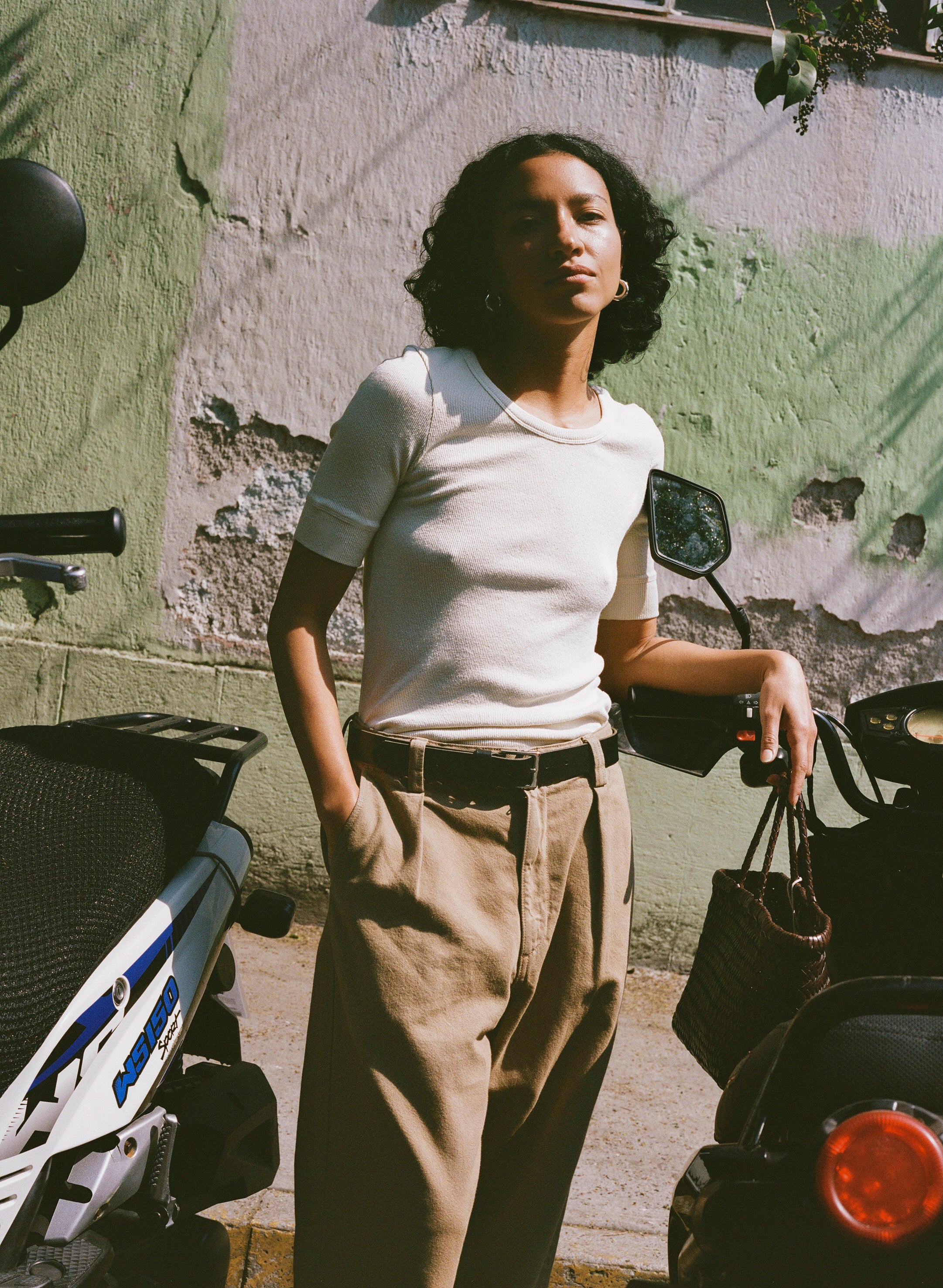 Field Pant, Tencel Bull Denim, Khaki - Image 8