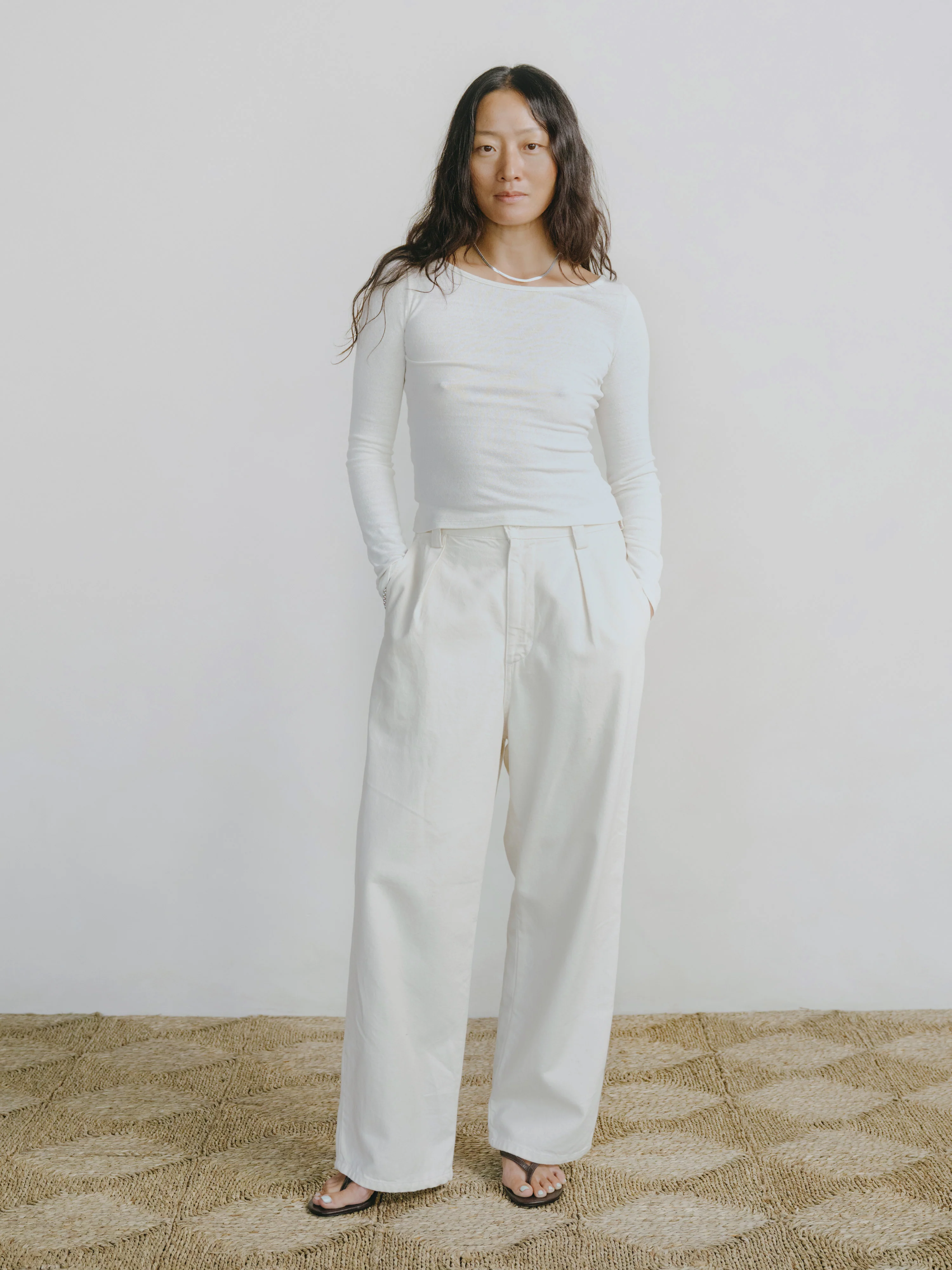 Field Pant, Tencel Bull Denim, Putty - Image 4