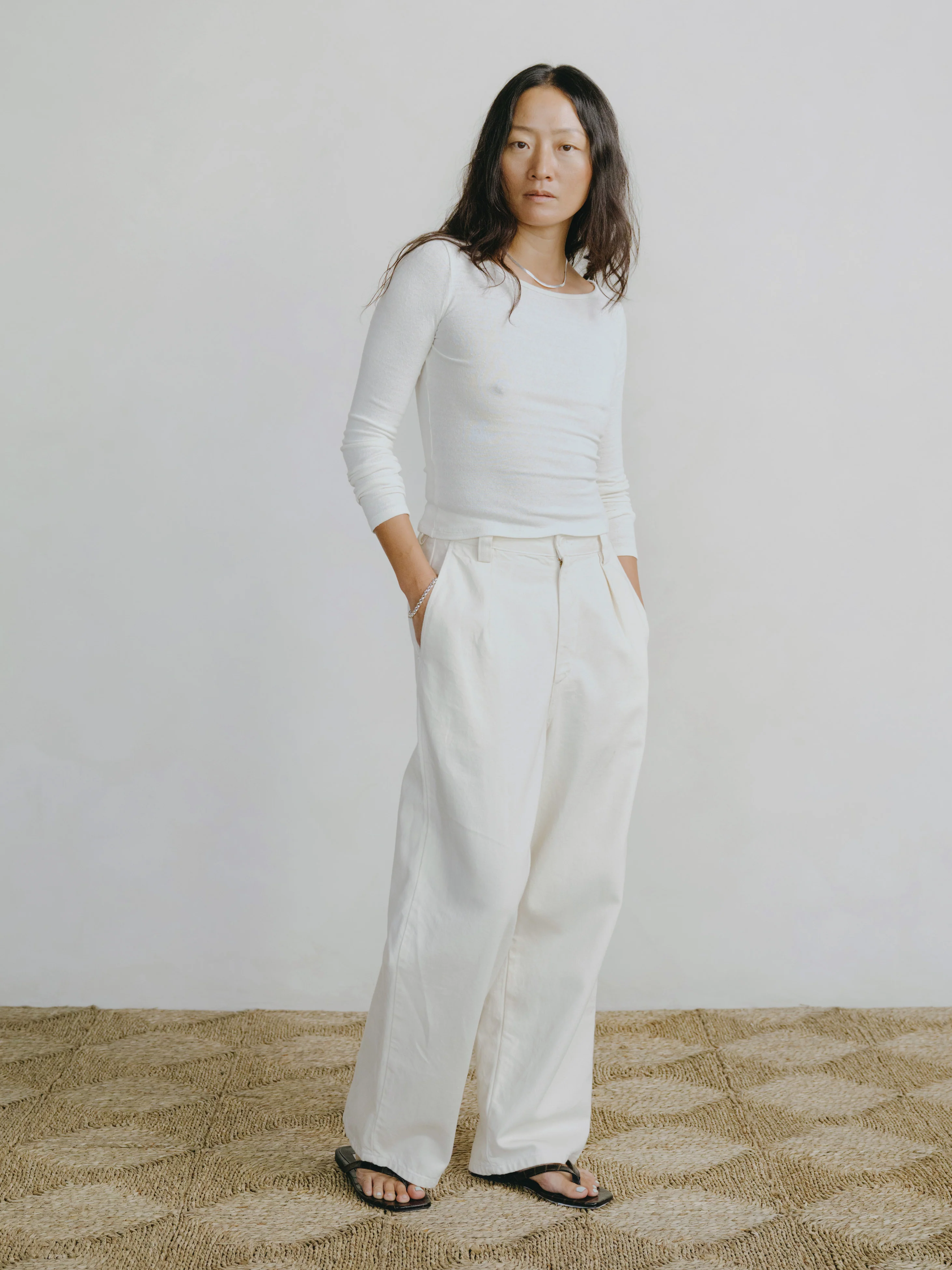 Field Pant, Tencel Bull Denim, Putty - Image 5