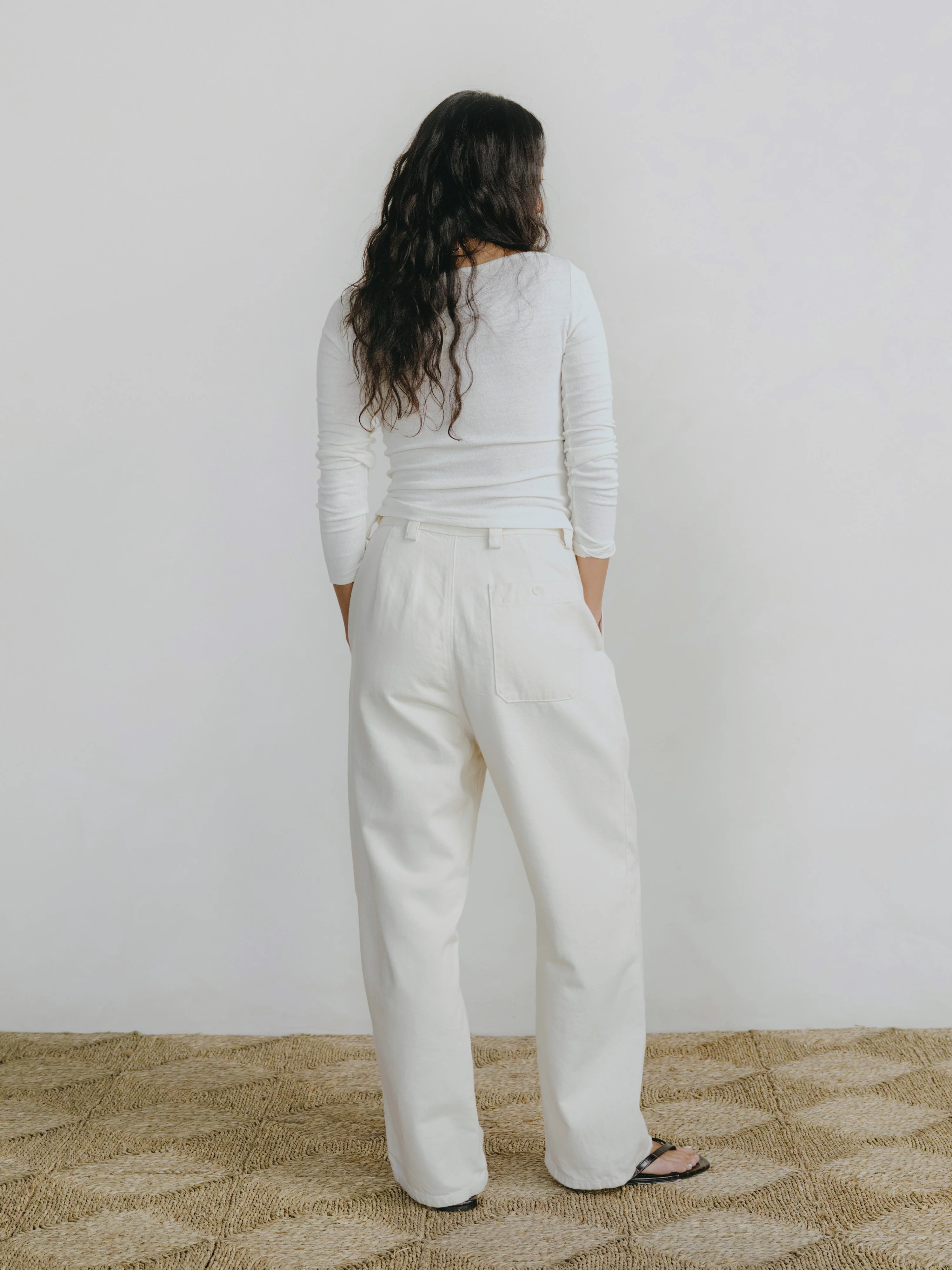 Field Pant, Tencel Bull Denim, Putty - Image 6