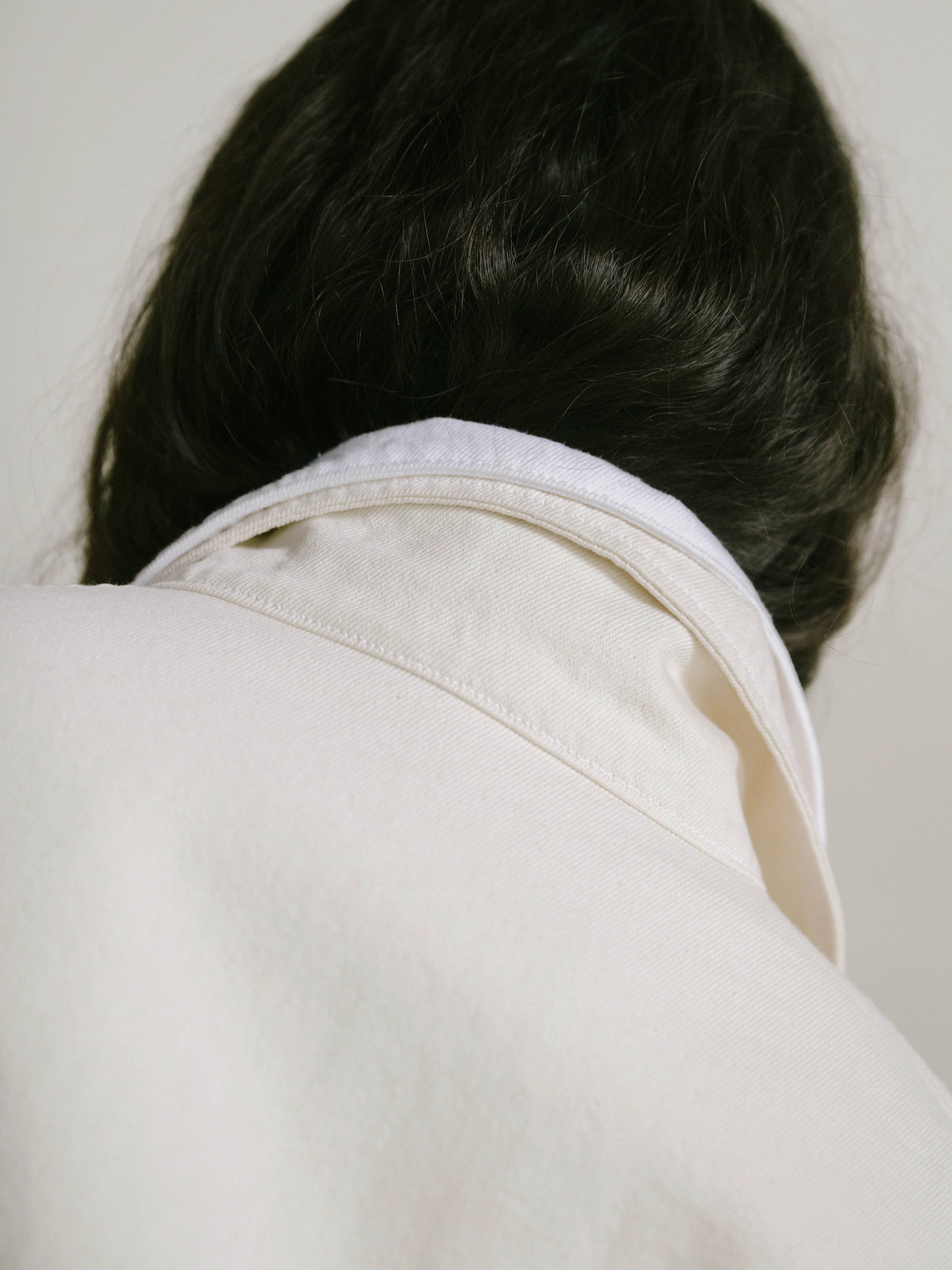 Loretta Jacket, Recycled Denim, Putty - Image 4