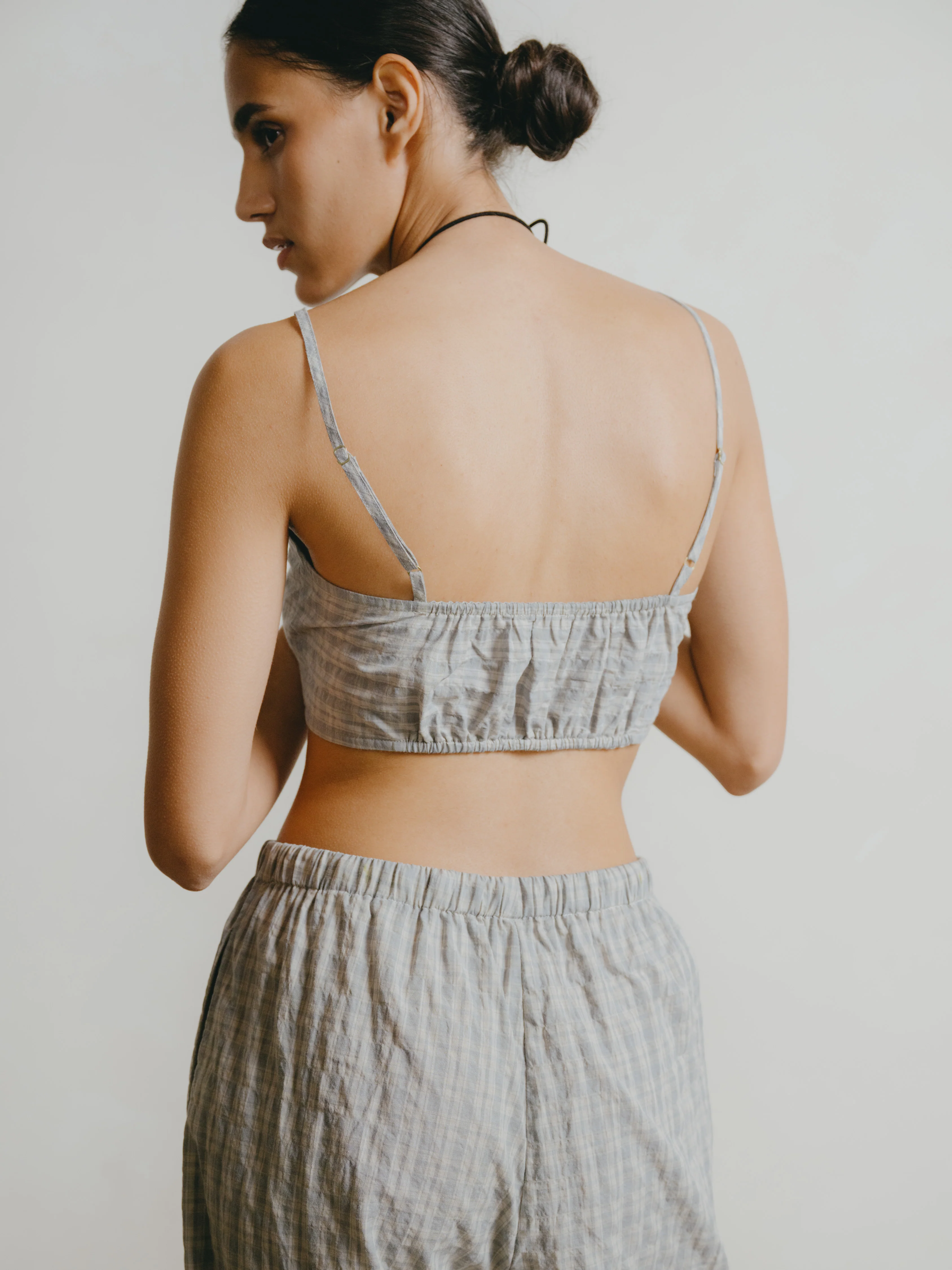 Maeve Top, Japanese Organic Cotton, Picnic - Image 3