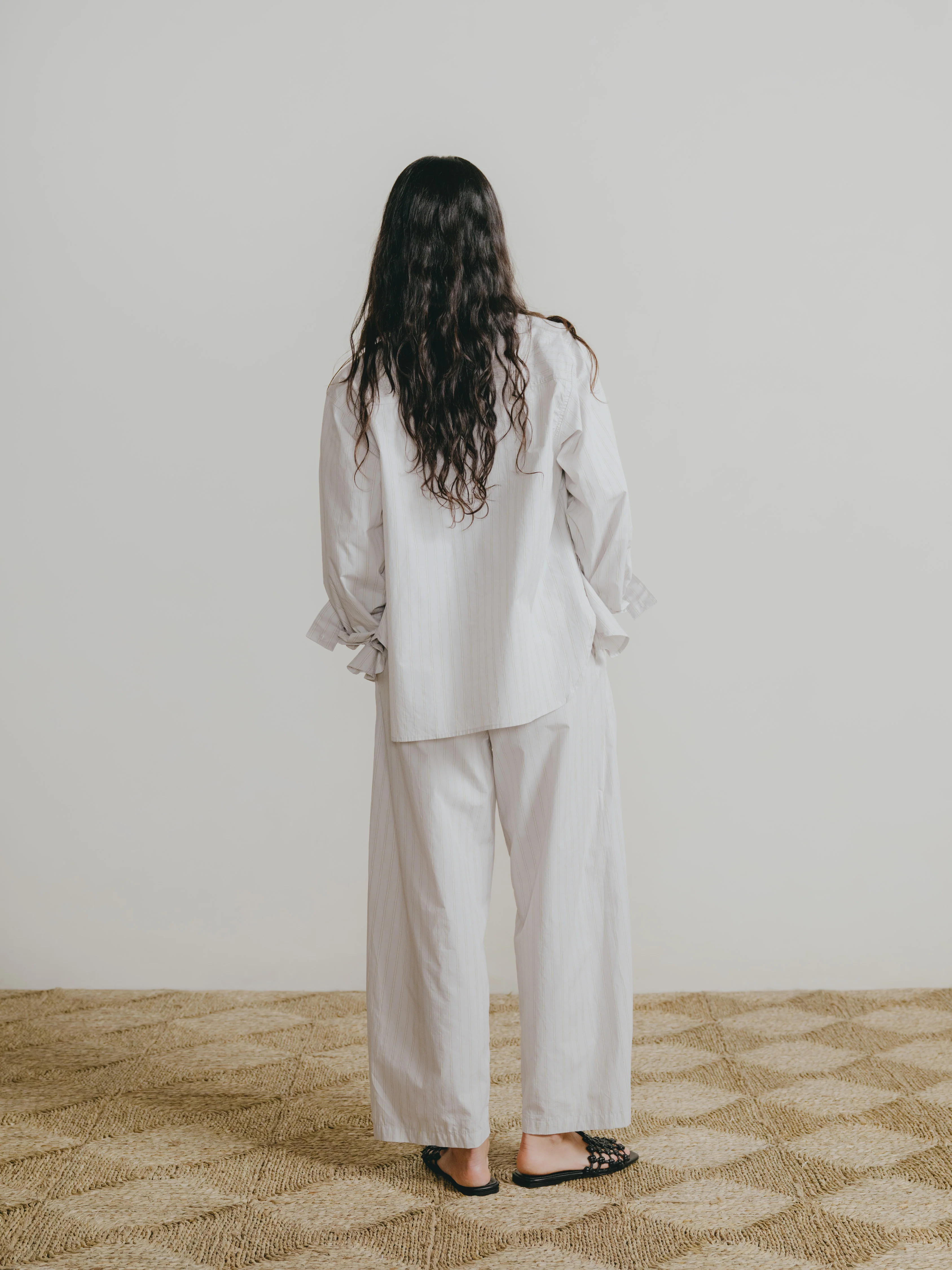 Marcie Shirt, Japanese Organic Cotton, Isla Stripe - Image 6