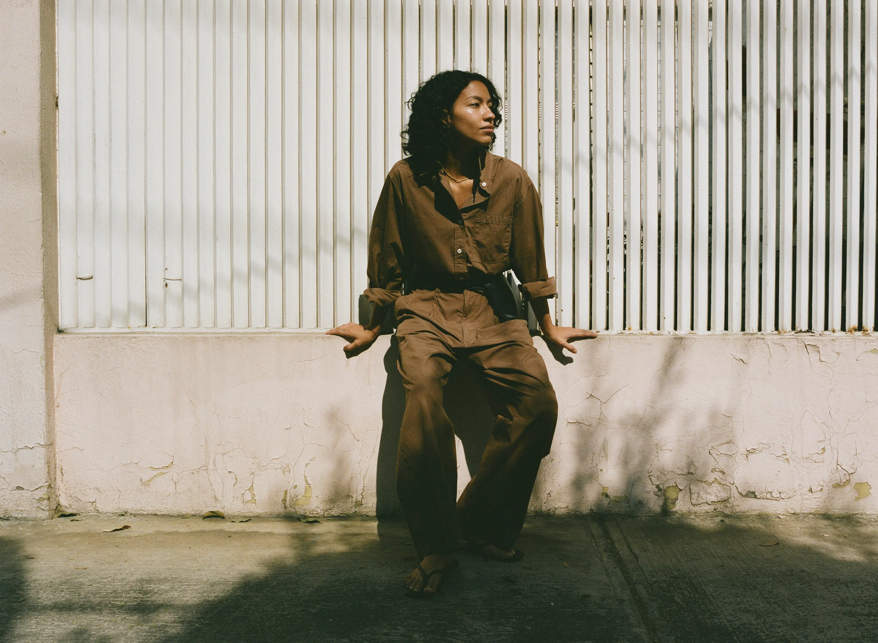 Marcie Shirt, Organic Poplin, Clay - Image 5