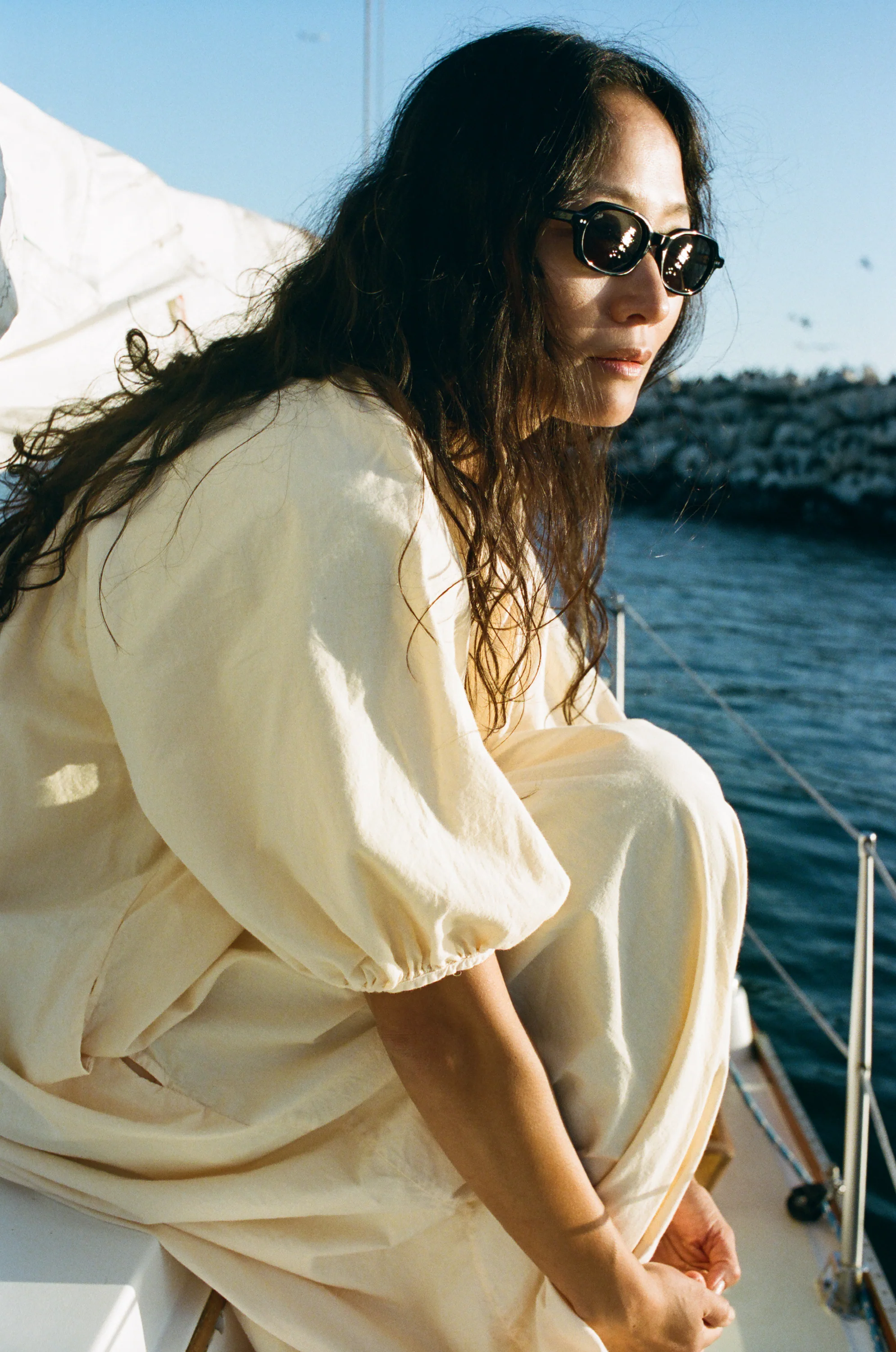 Ophelia Dress, Organic Batiste, Butter - Image 3