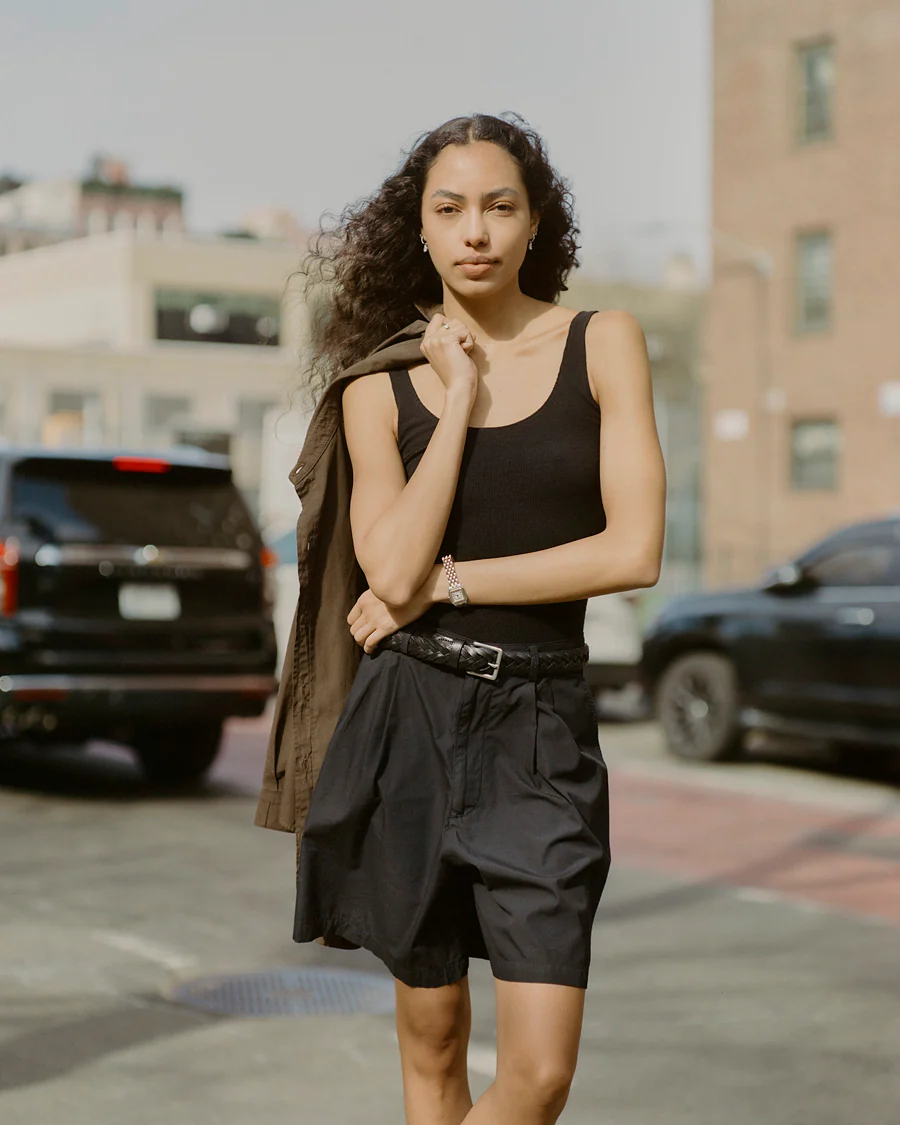 Pfeiffer Short, Organic Poplin, Black - Image 6