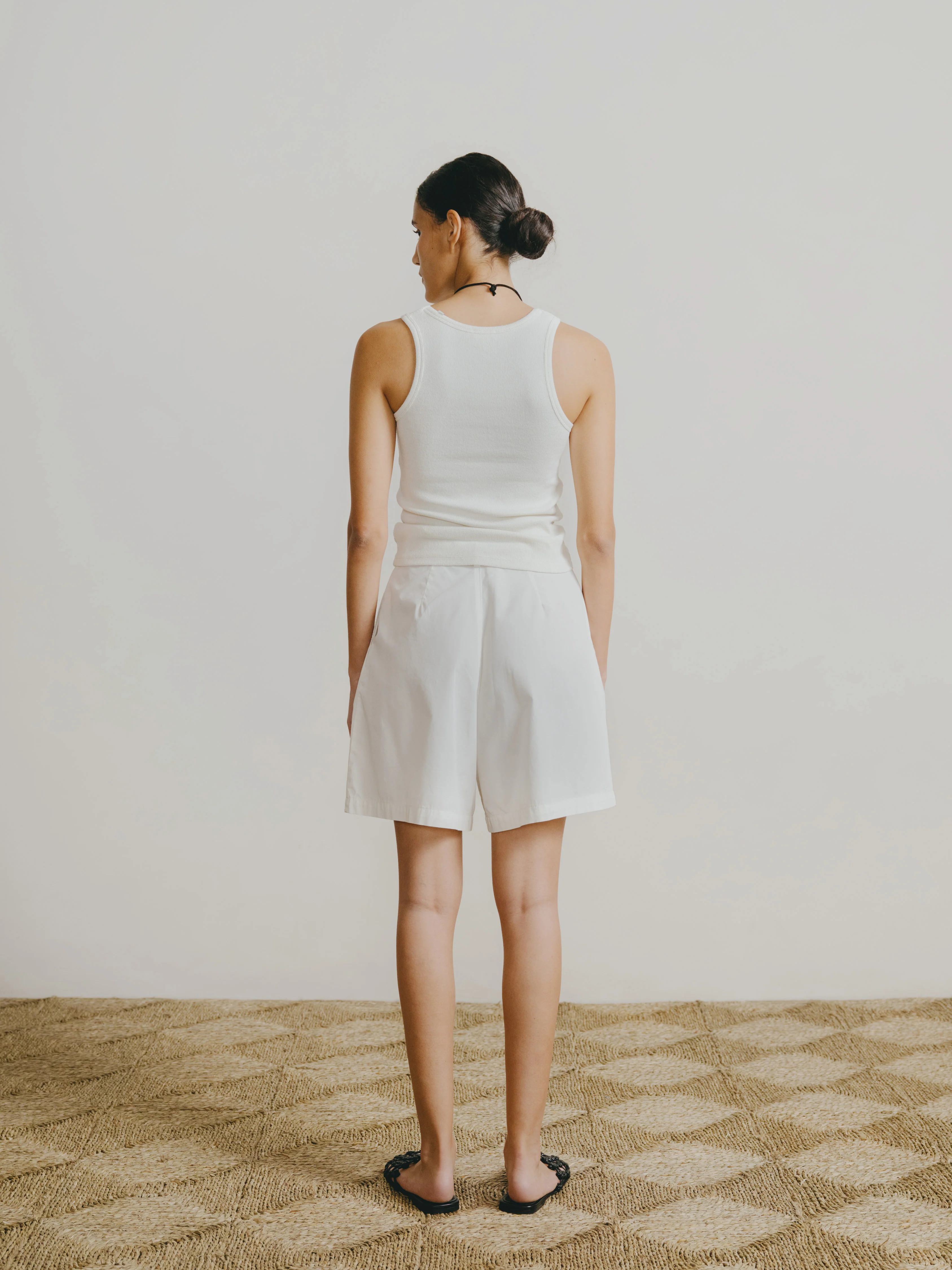 Pfeiffer Short, Organic Poplin, Natural - Image 3