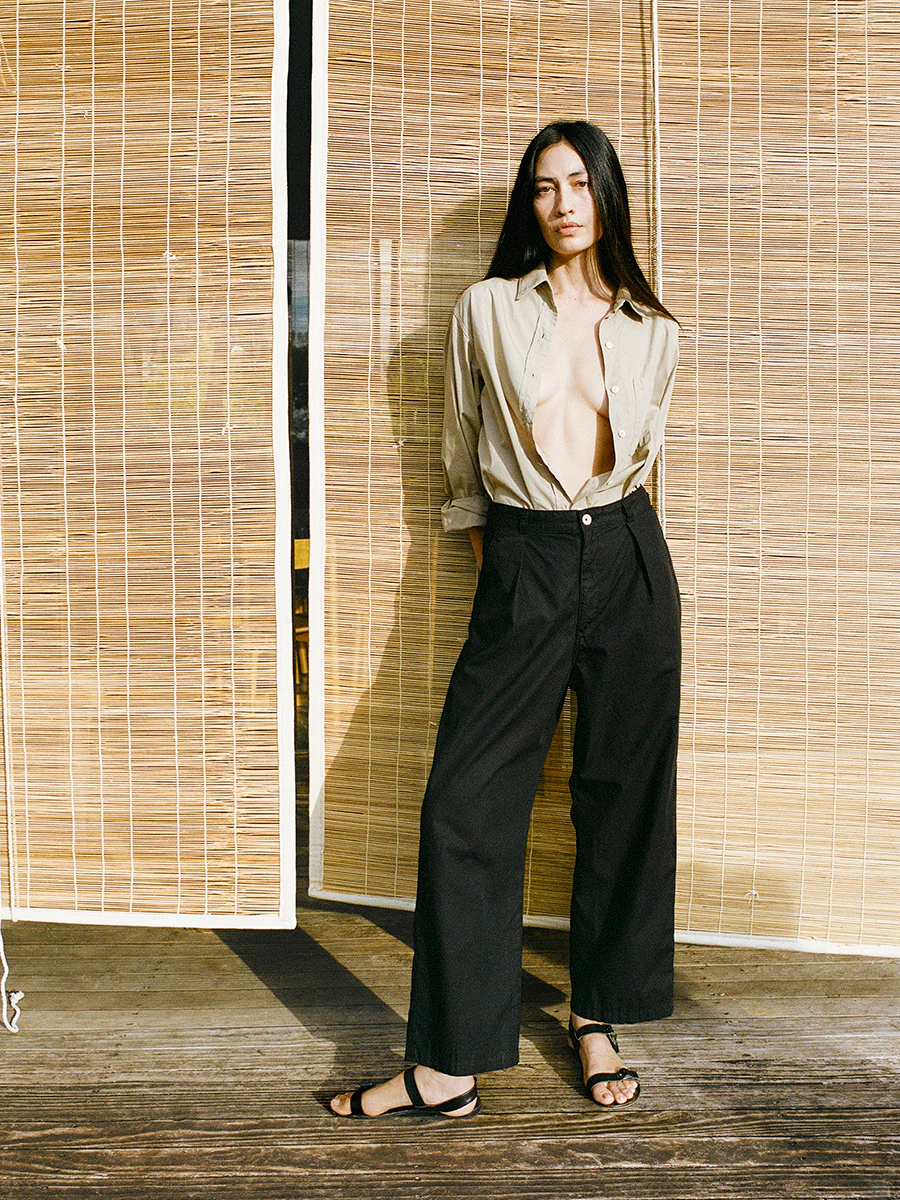 Poplin Field Pant, Organic Poplin, Black - Image 4