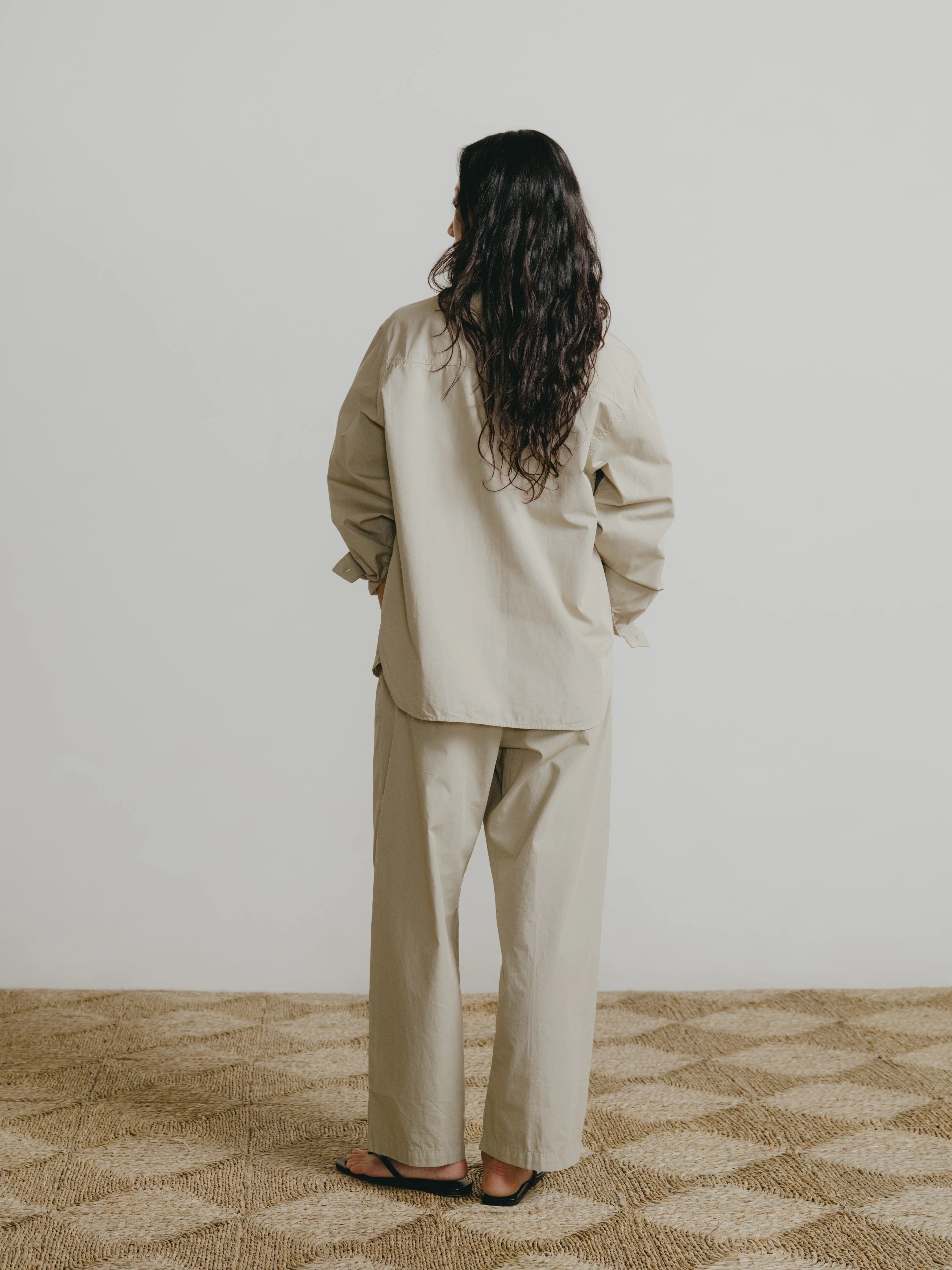 Poplin Field Pant, Organic Poplin, Khaki - Image 4