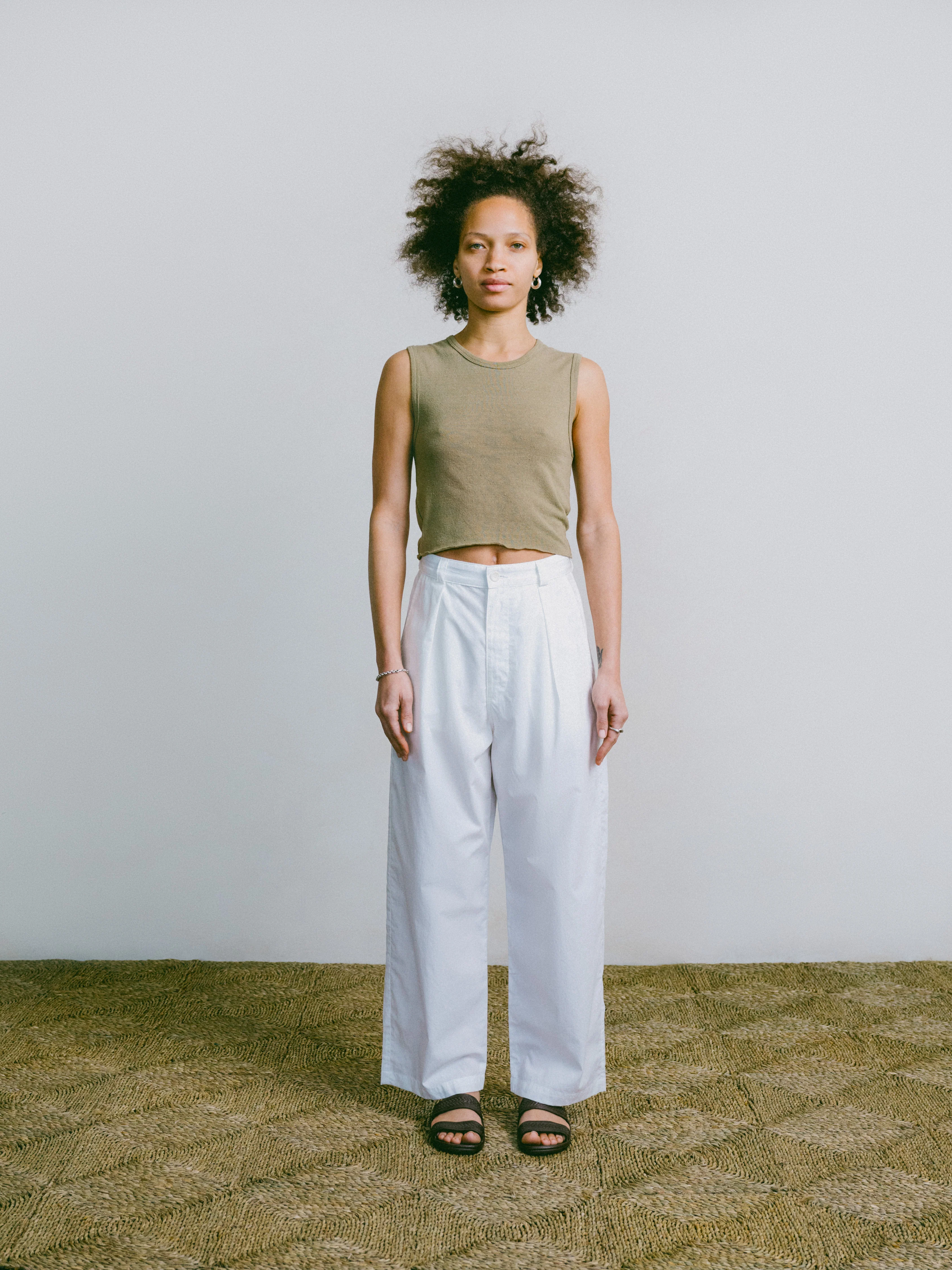 Poplin Field Pant, Organic Poplin, Natural - Image 4