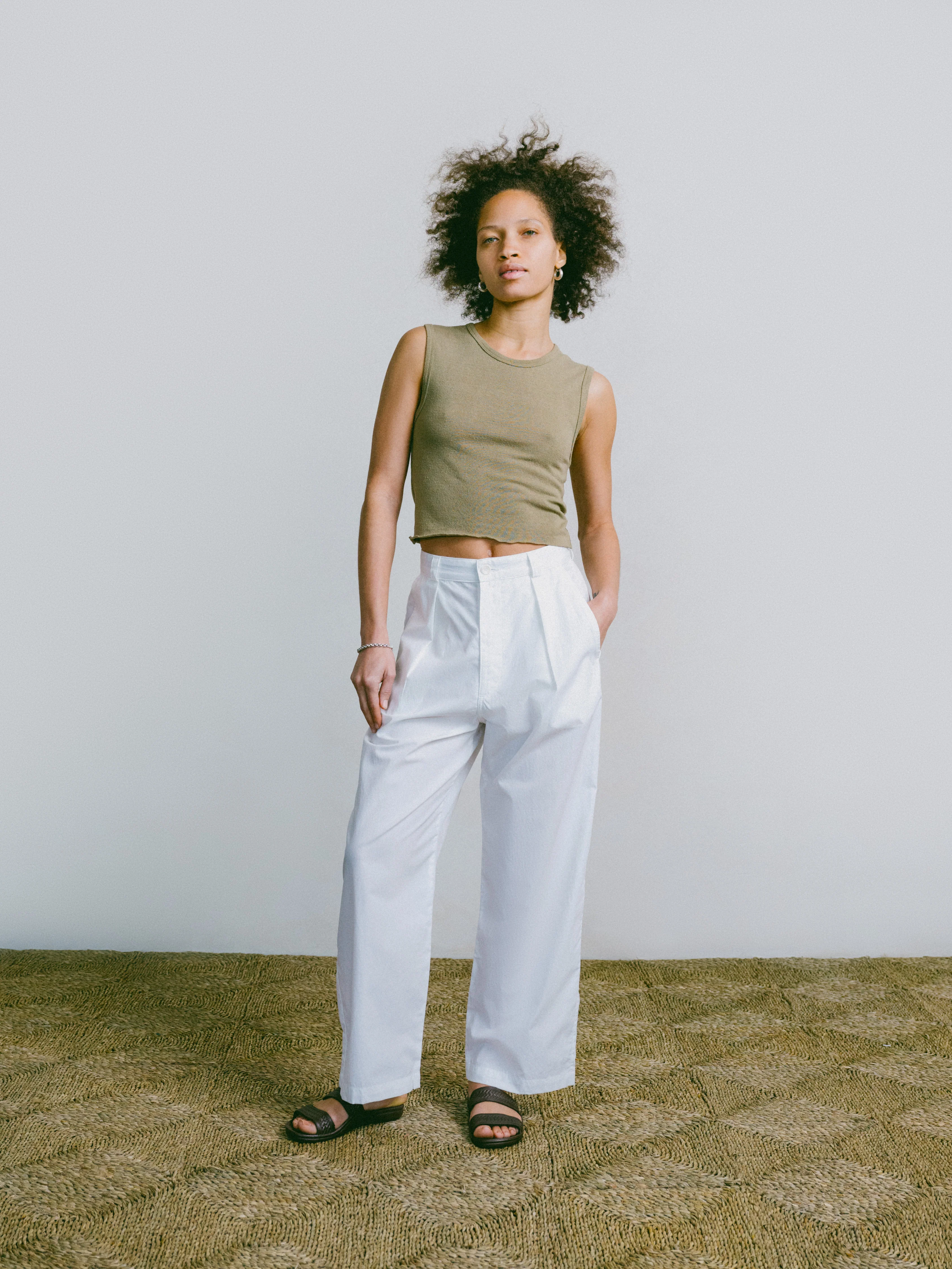 Poplin Field Pant, Organic Poplin, Natural - Image 5