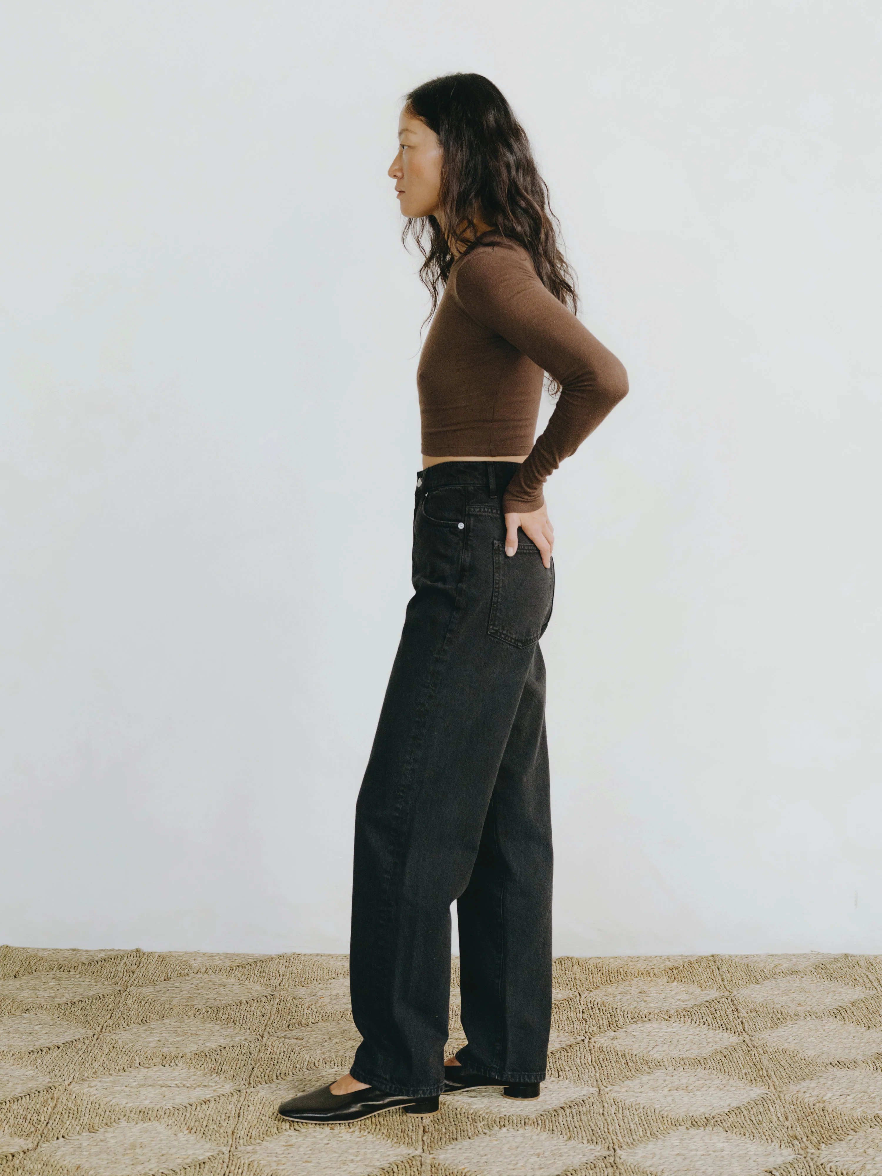 Una Jean, Recycled Denim, Vintage Black - Image 3