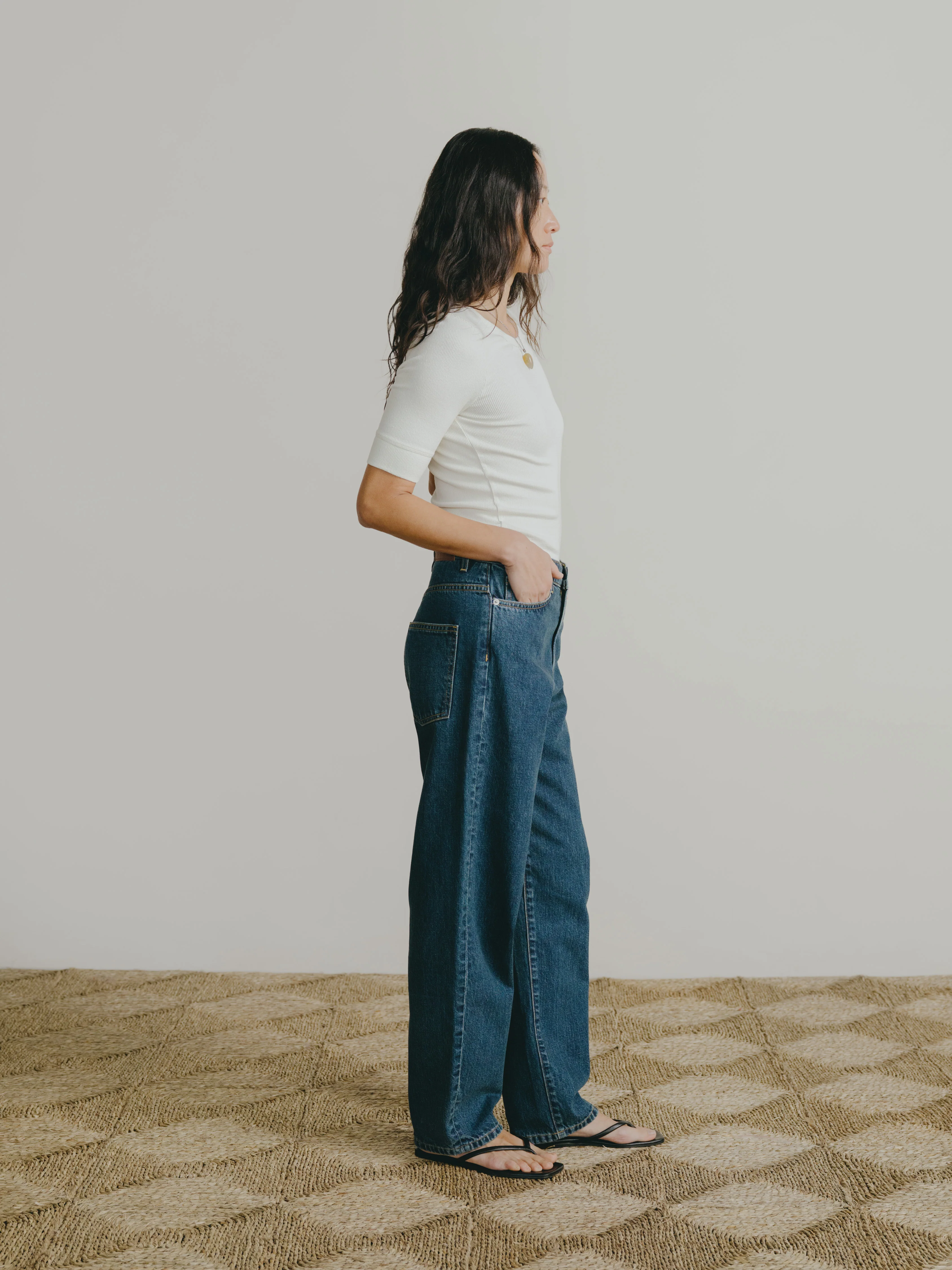 Una Jean, Tencel Denim, Vintage Dark - Image 3
