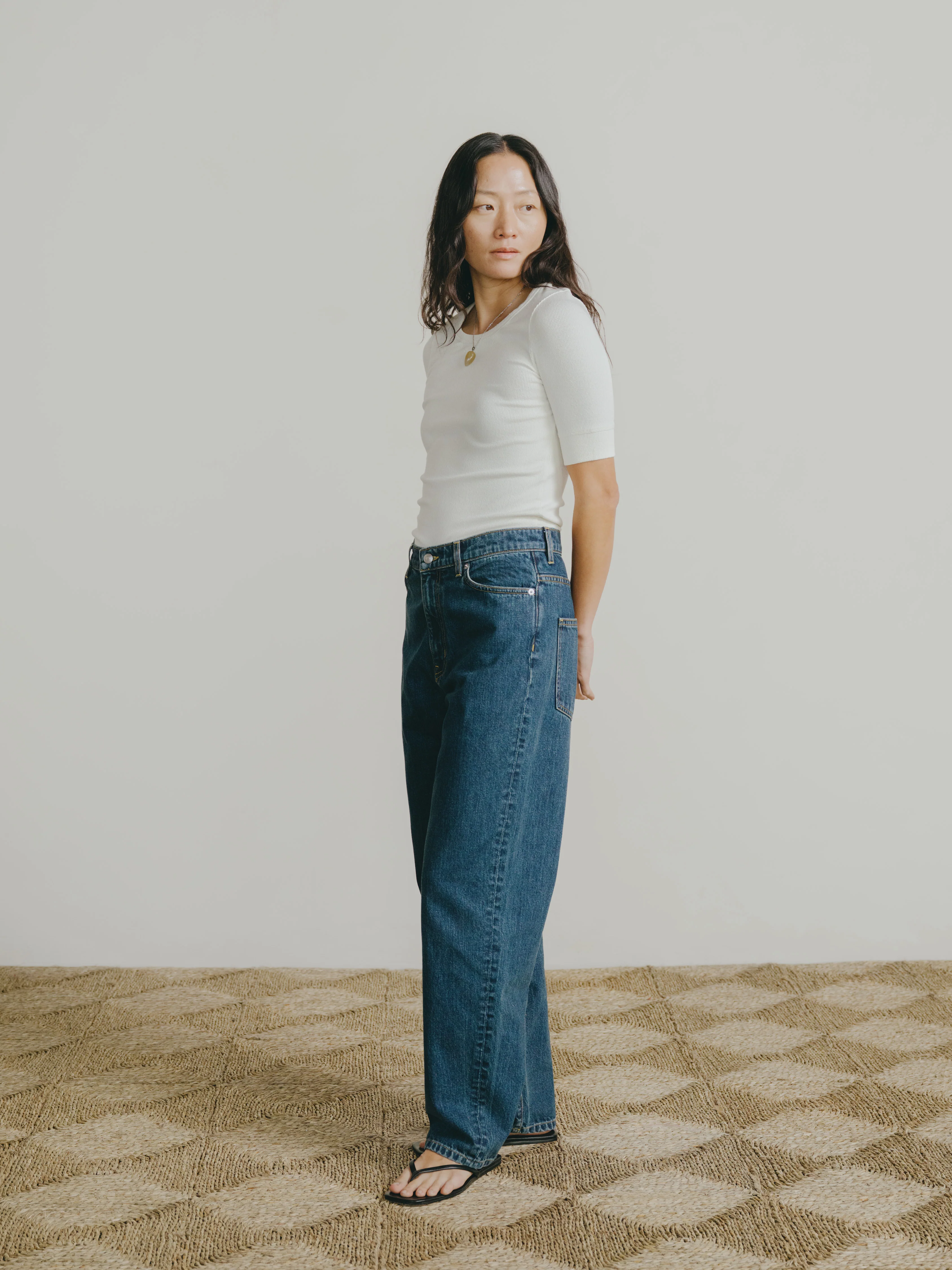 Una Jean, Tencel Denim, Vintage Dark - Image 4