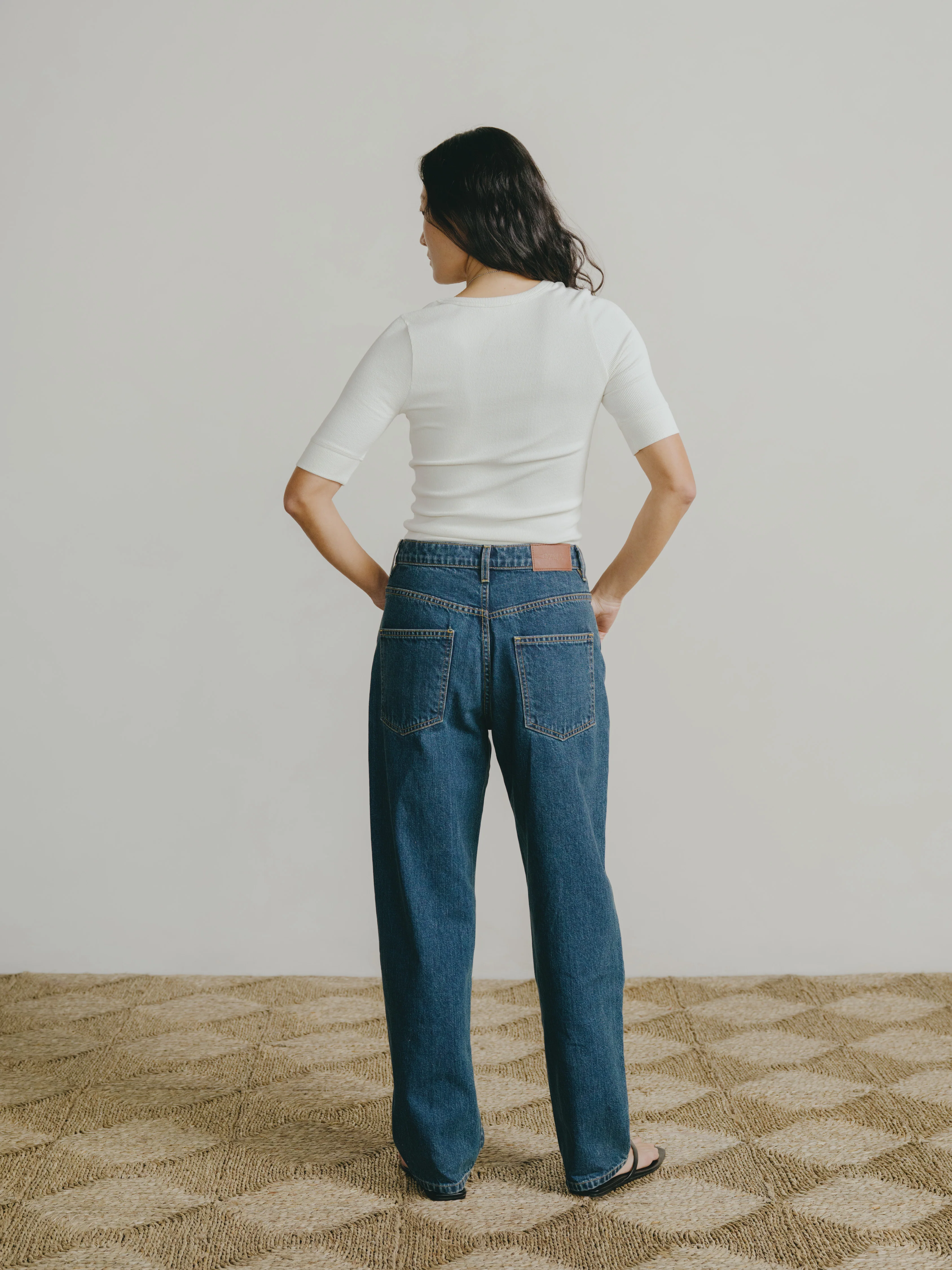 Una Jean, Tencel Denim, Vintage Dark - Image 5