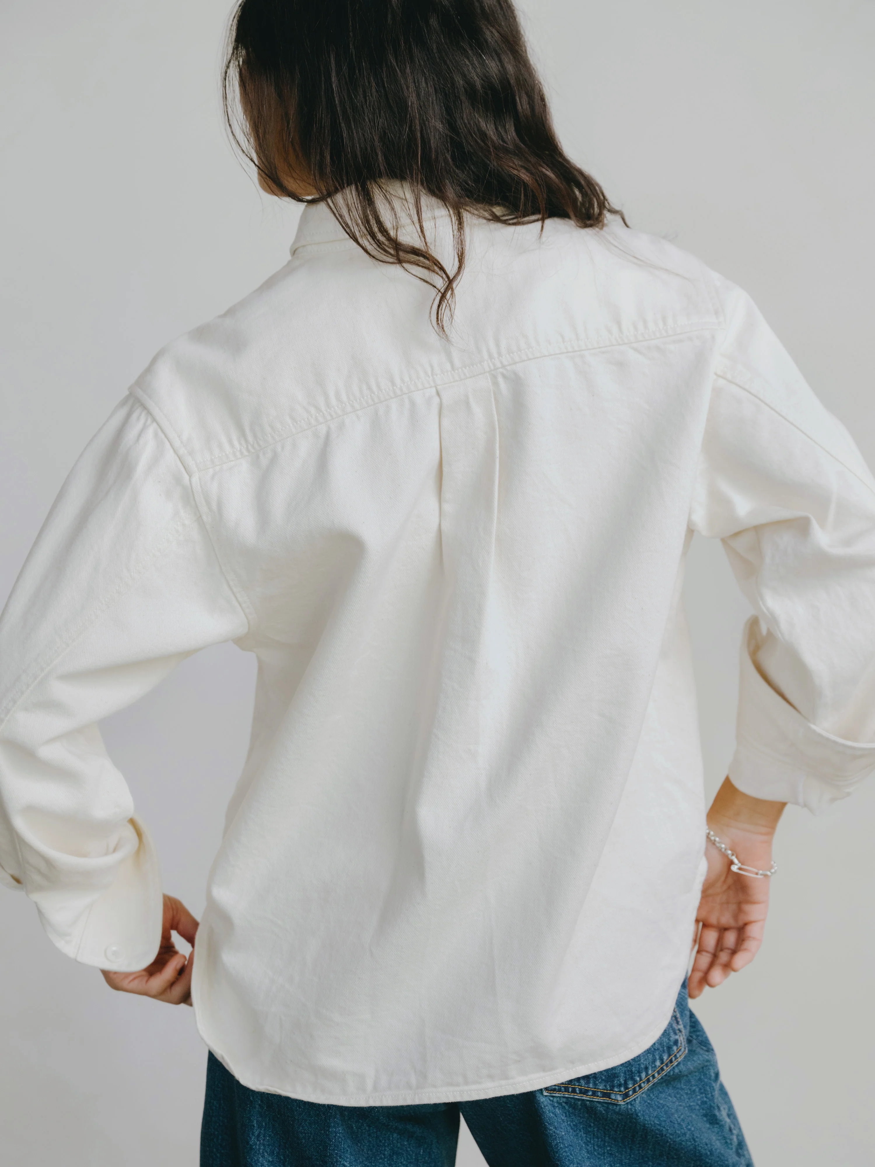 Zip Popover, Broken Twill, Putty - Image 4